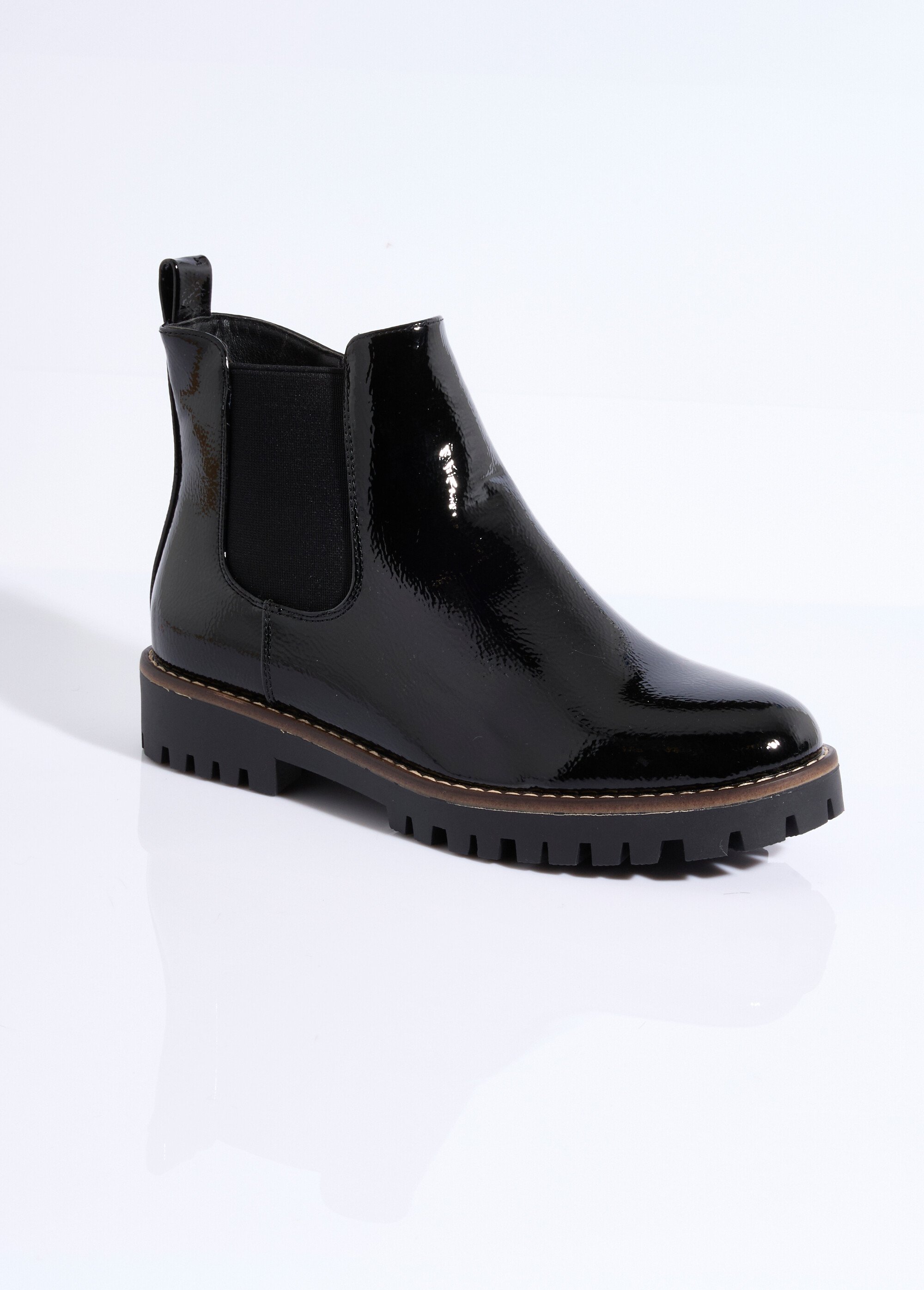 Chelsea boots fantaisie semelle crantée