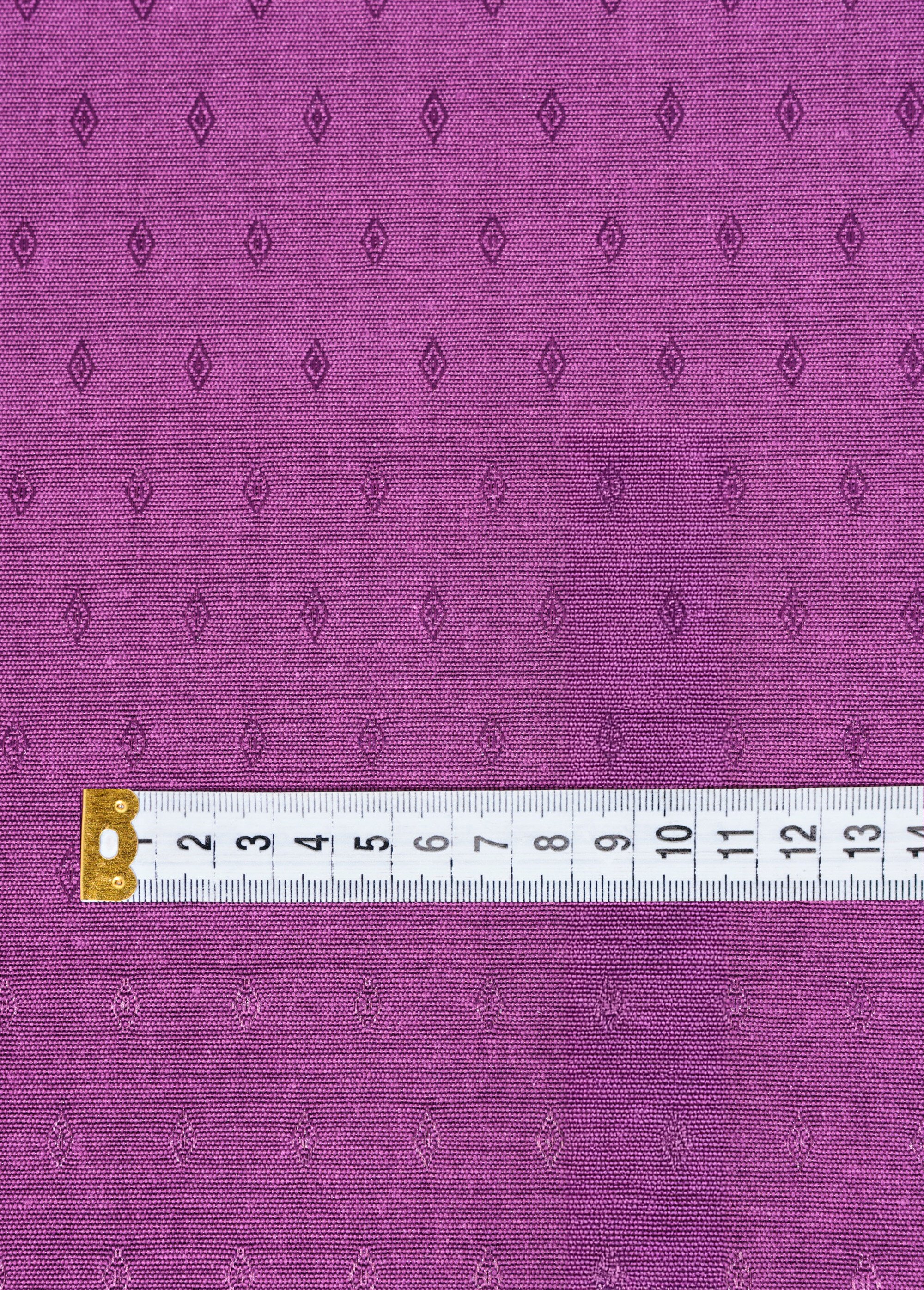 Coupon déco, jacquard anti taches 3P VIOLET COT147382-7 DE1