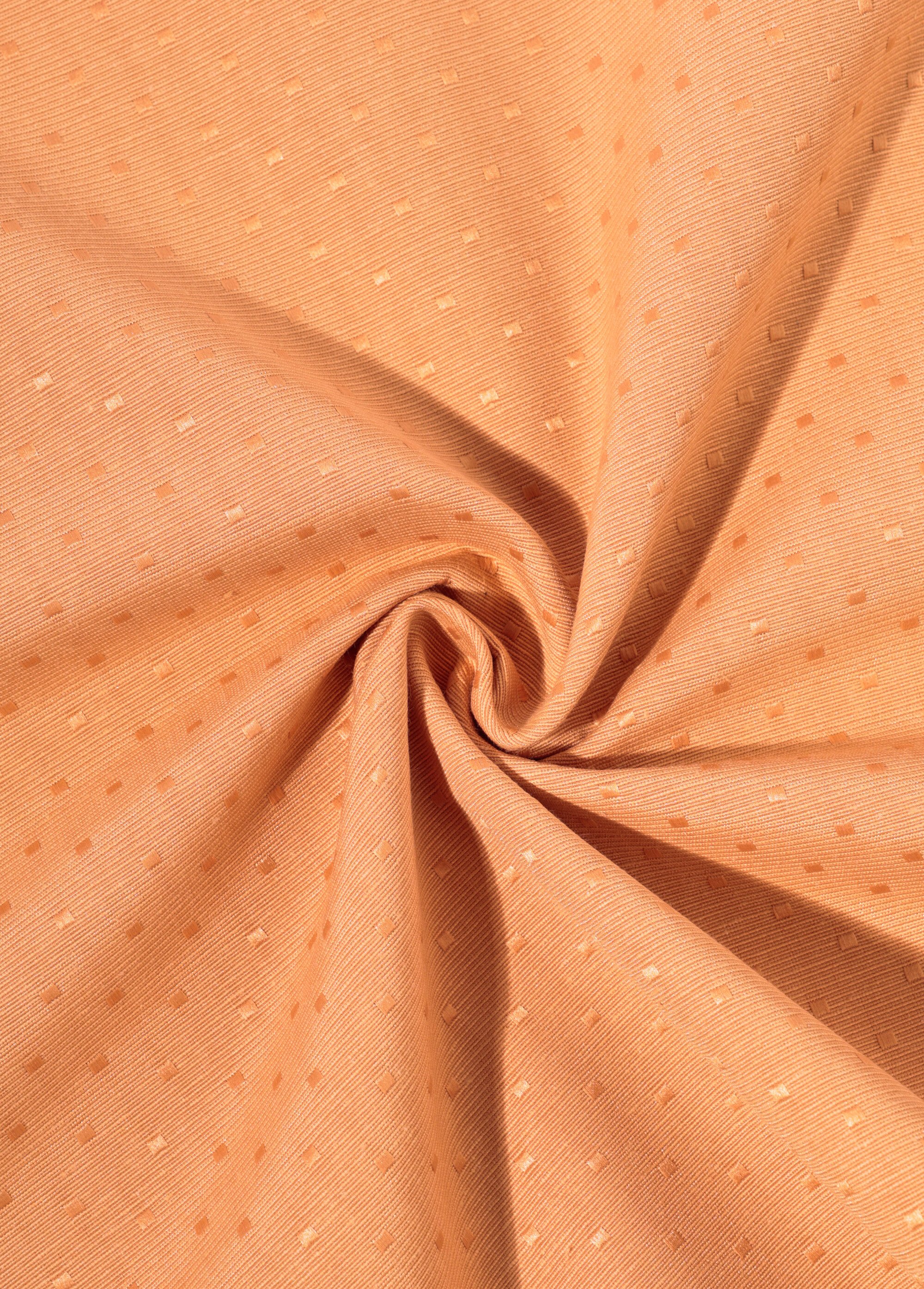 Coupon déco, jacquard anti taches 4O ORANGE COT147382-8 FA1