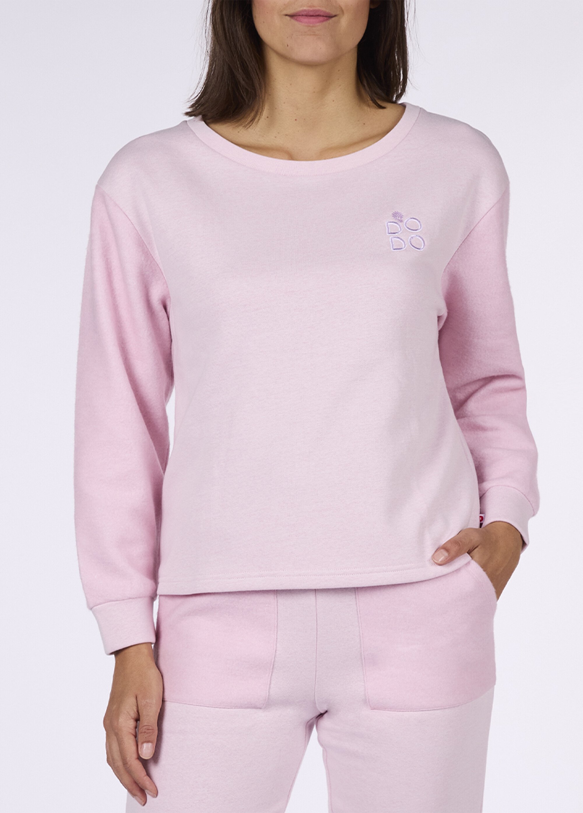 Pyjama long 2 pièces molletonné chaud Femme Rose CTMDF.CIRC.PYK2 DE1