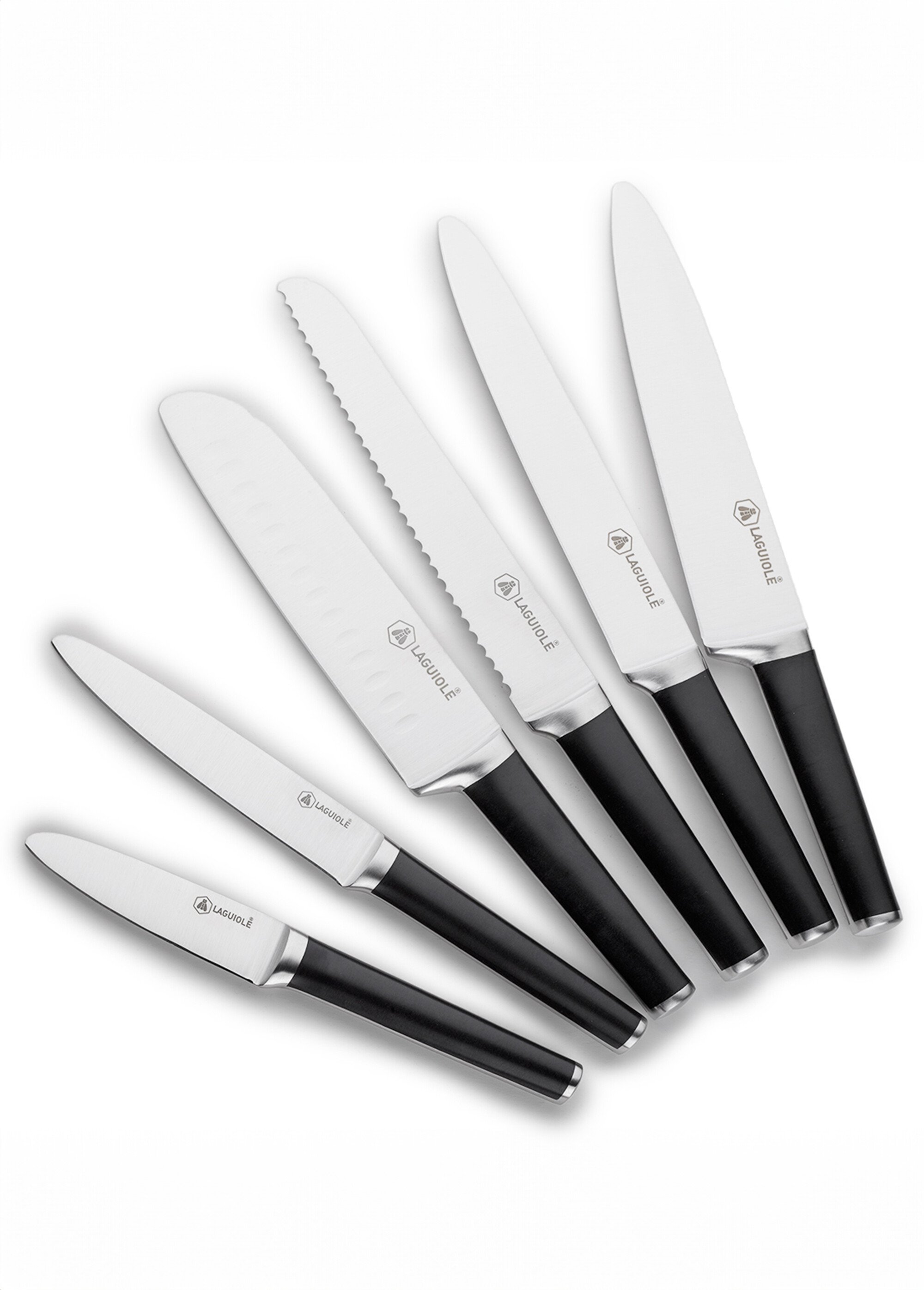 Bloc 6 couteaux de cuisine Sirius