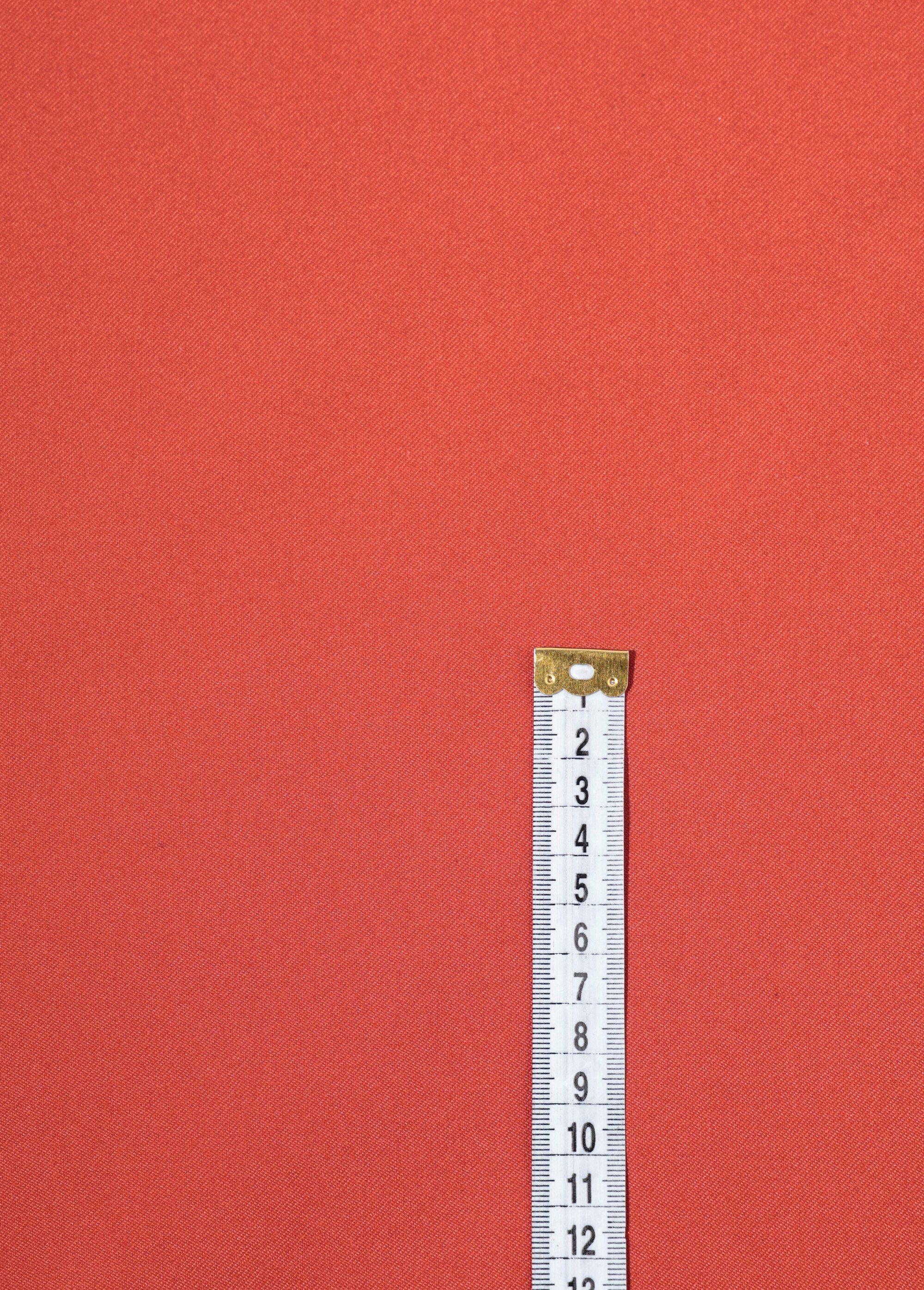 Coupon tissu ameublement, bachette 3T ORANGE COT147382-9 DE1