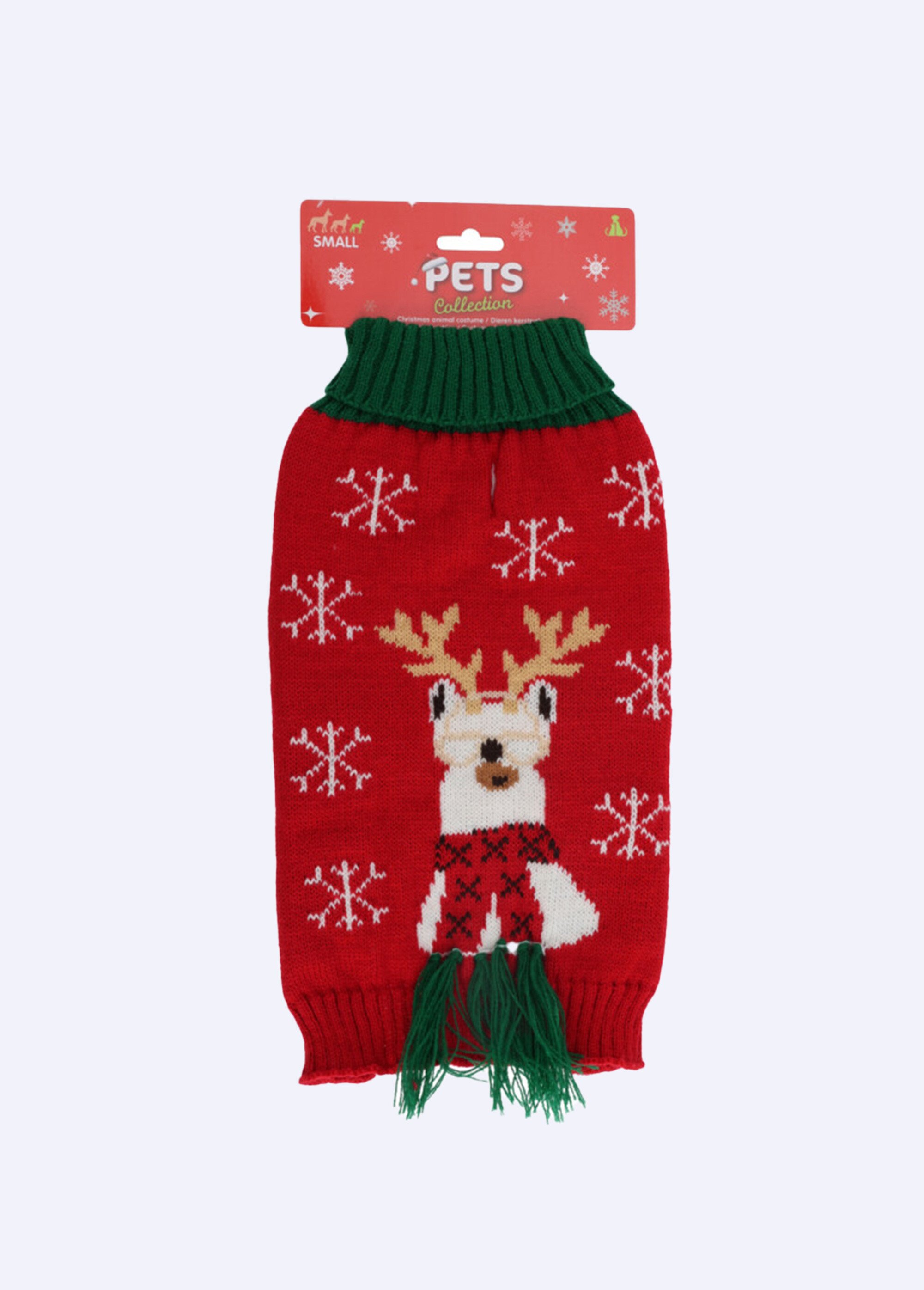 Pull de Noël en maille pour petit chien