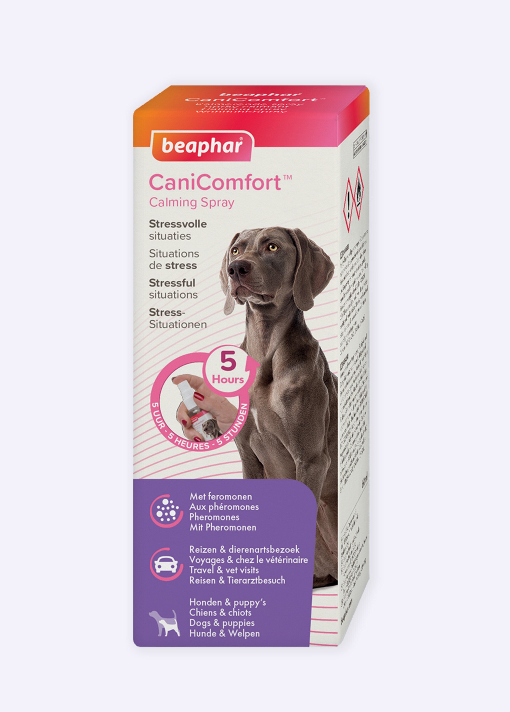 Spray anti stress 5H pour chien/chiot BLANC BEA-17417 FA1