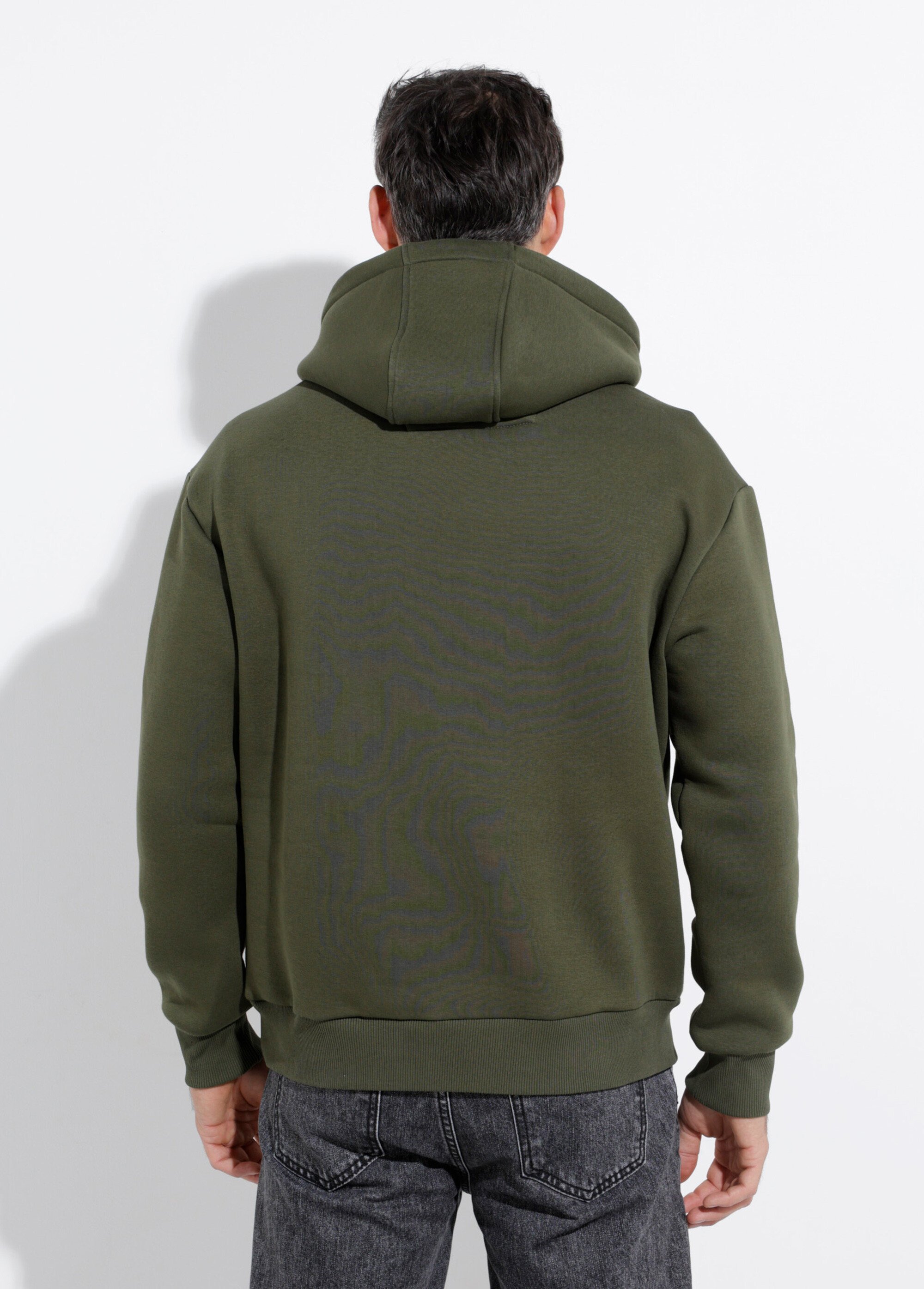 Sweat molleton à capuche poche kangourou