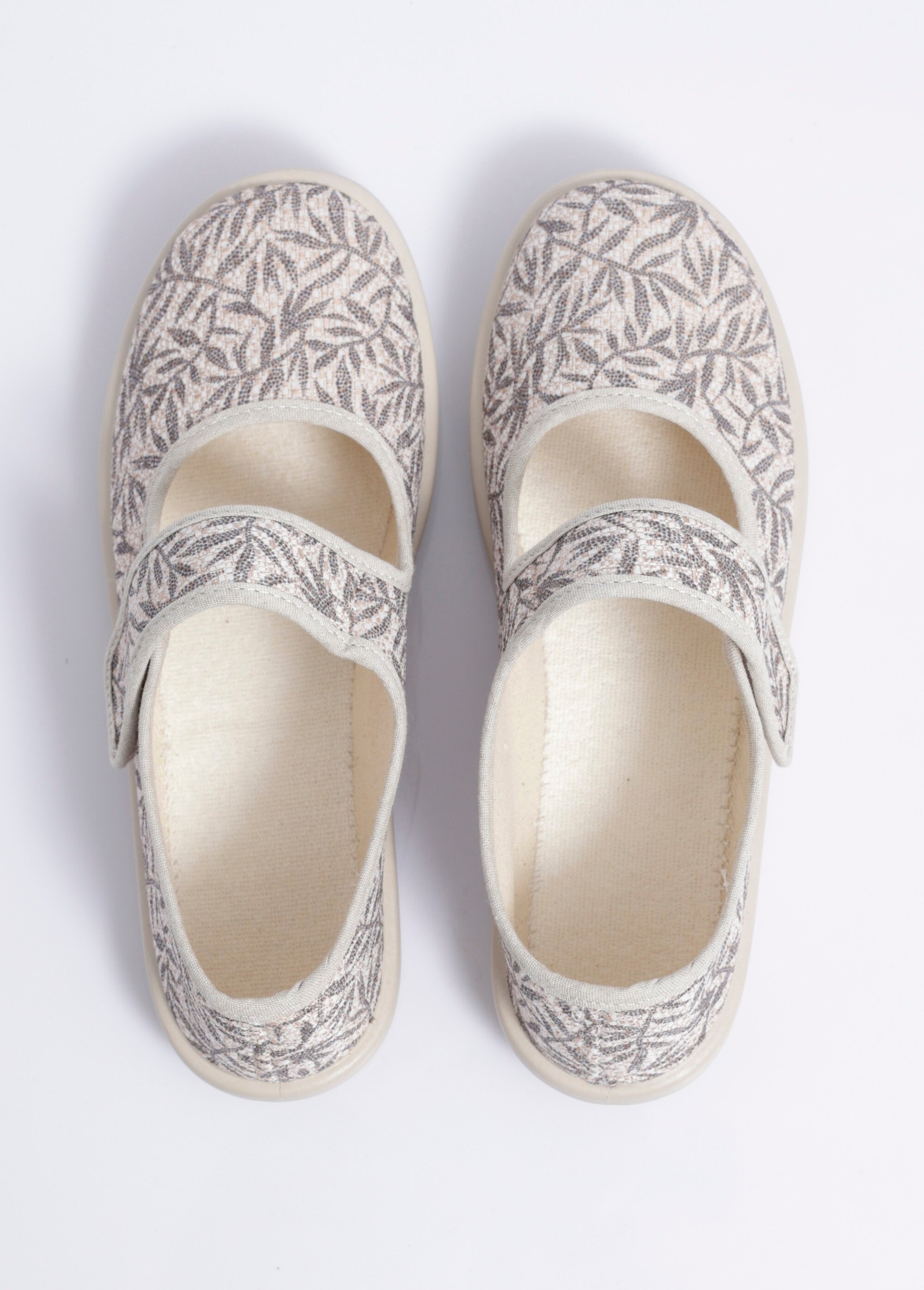 Ballerines babies scratch grande largeur vegan Femme Marron ONTEX OV1