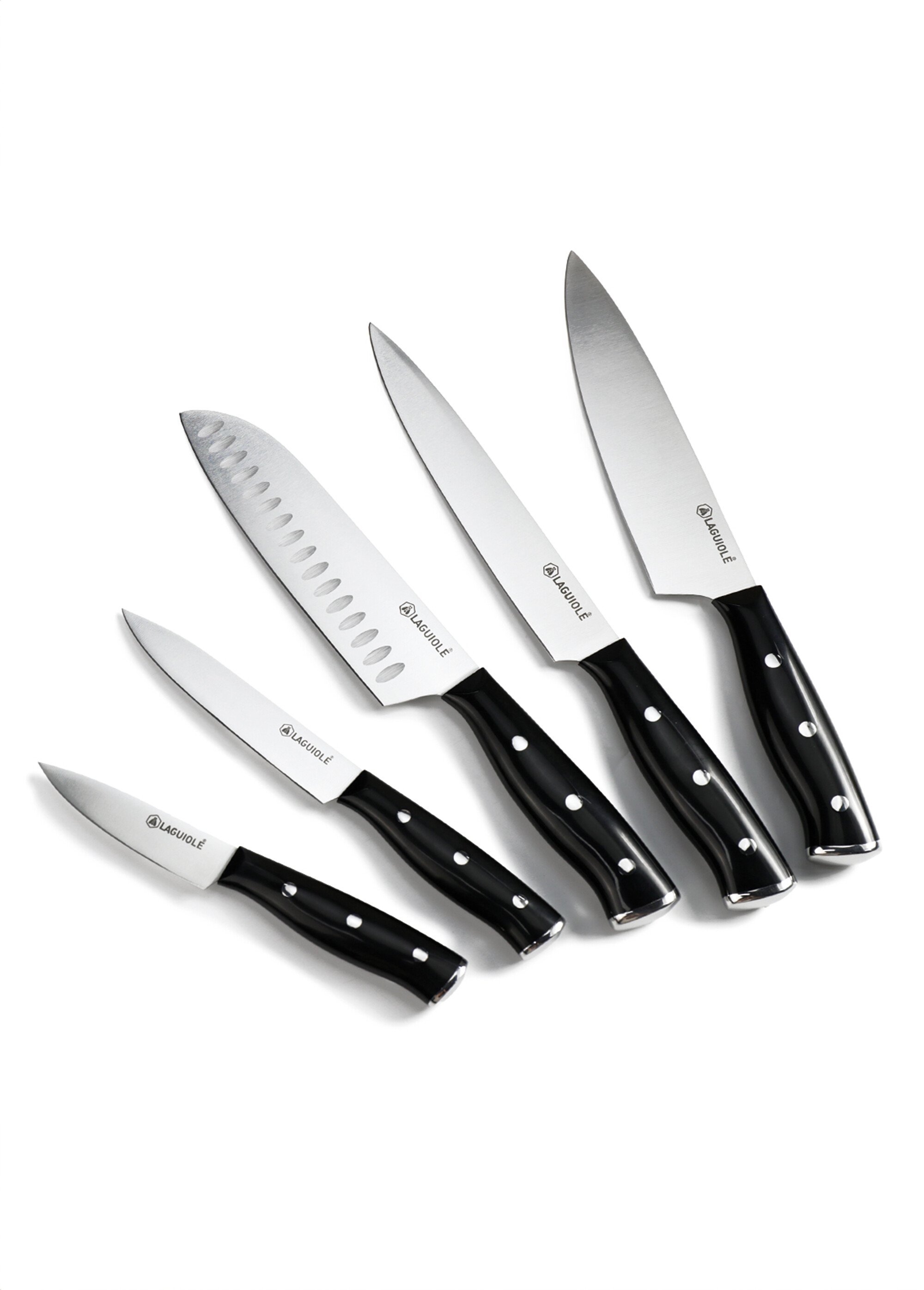 Bloc 5 couteaux de cuisine Gleam