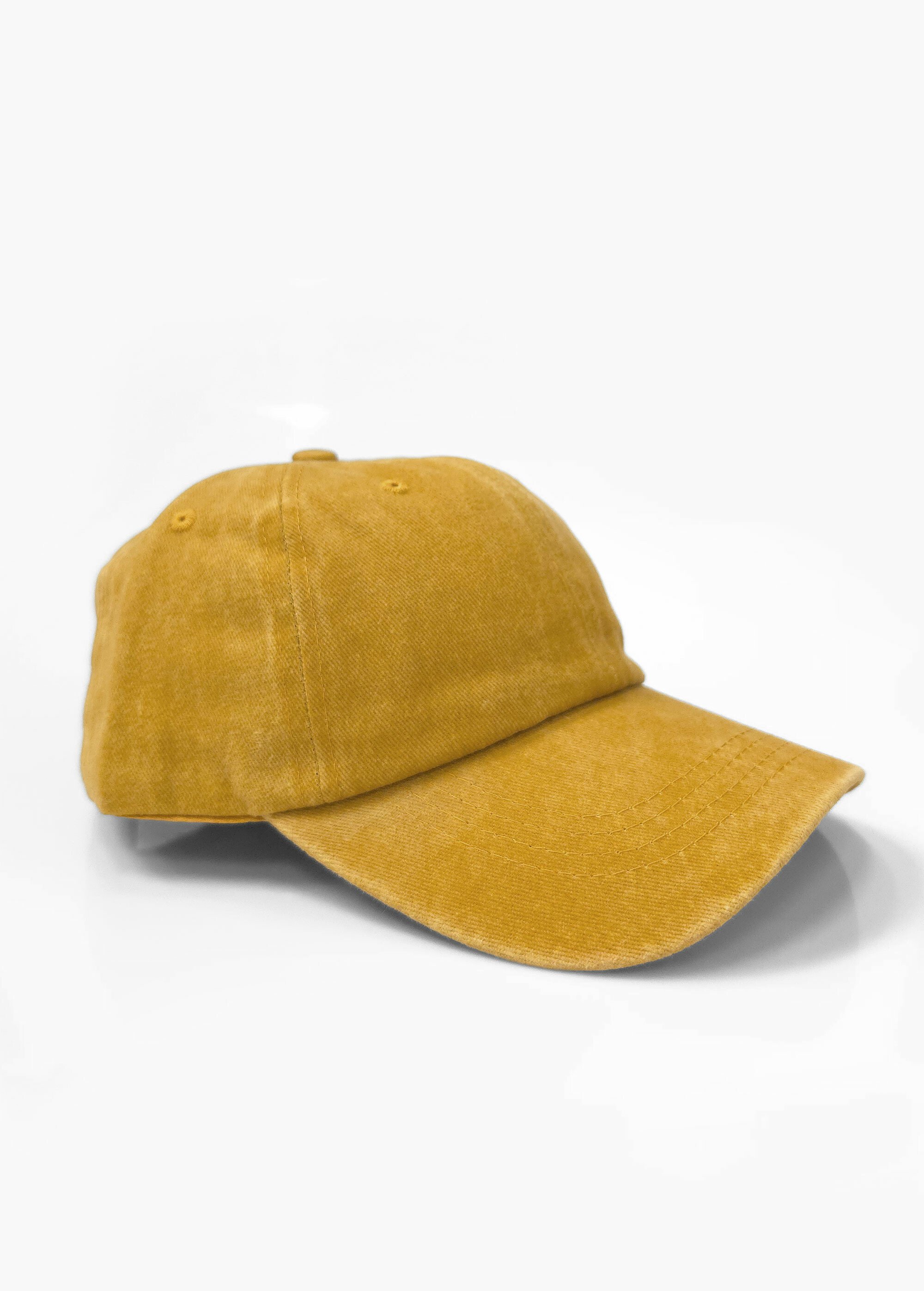 Casquette en pur coton, effet blanchi