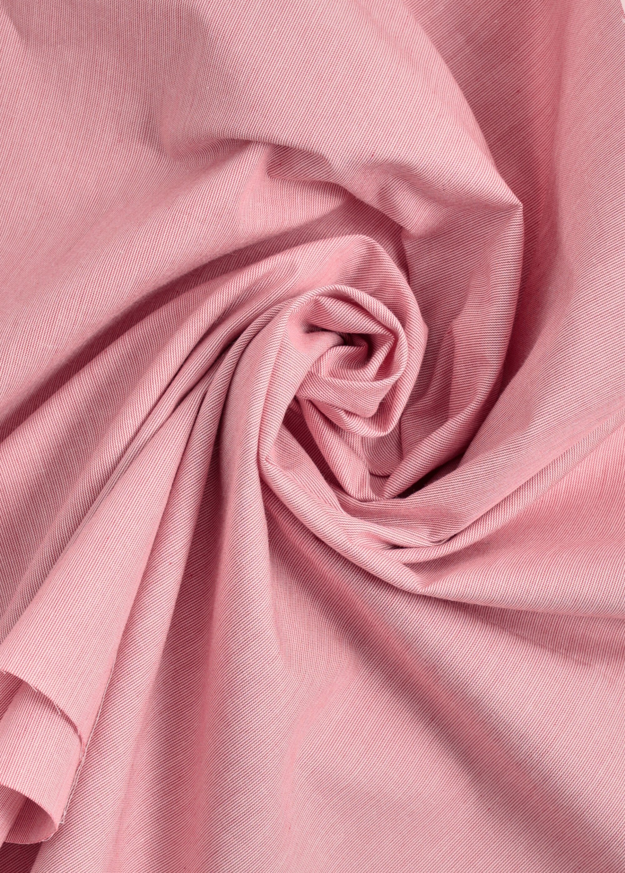 Coupon tissu fin popeline micro rayures 2R ROUGE COT96829-2 FA1