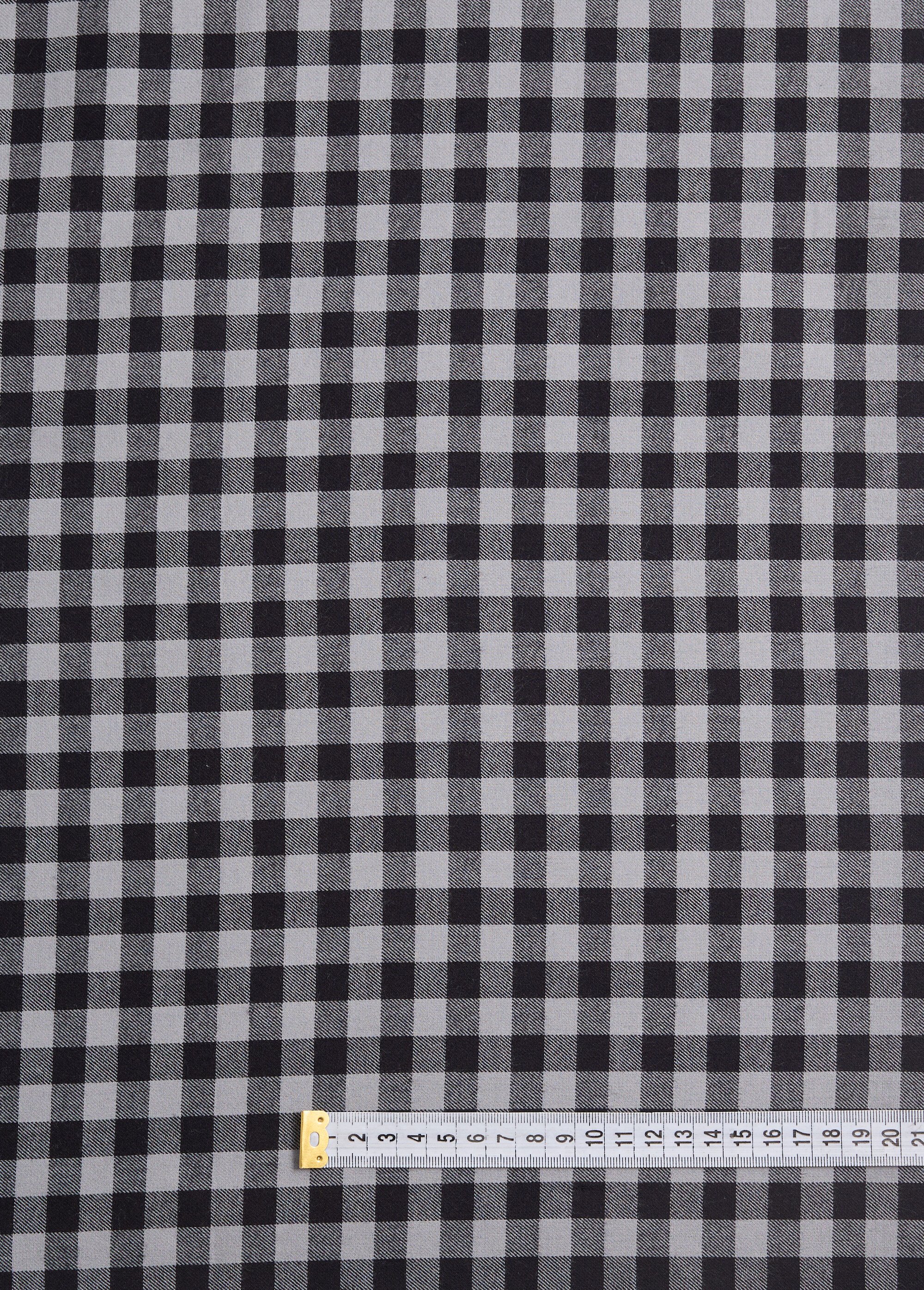 Coupon tissu vichy grands carreaux