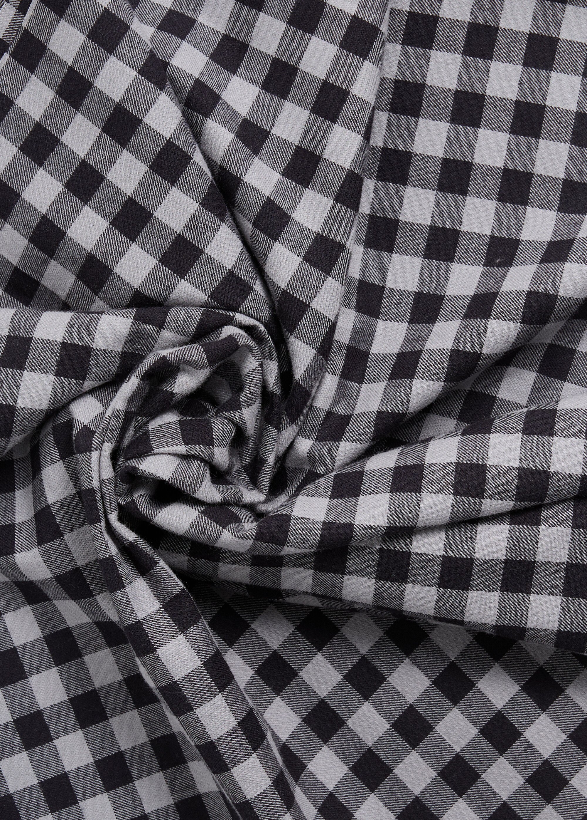 Coupon tissu vichy grands carreaux