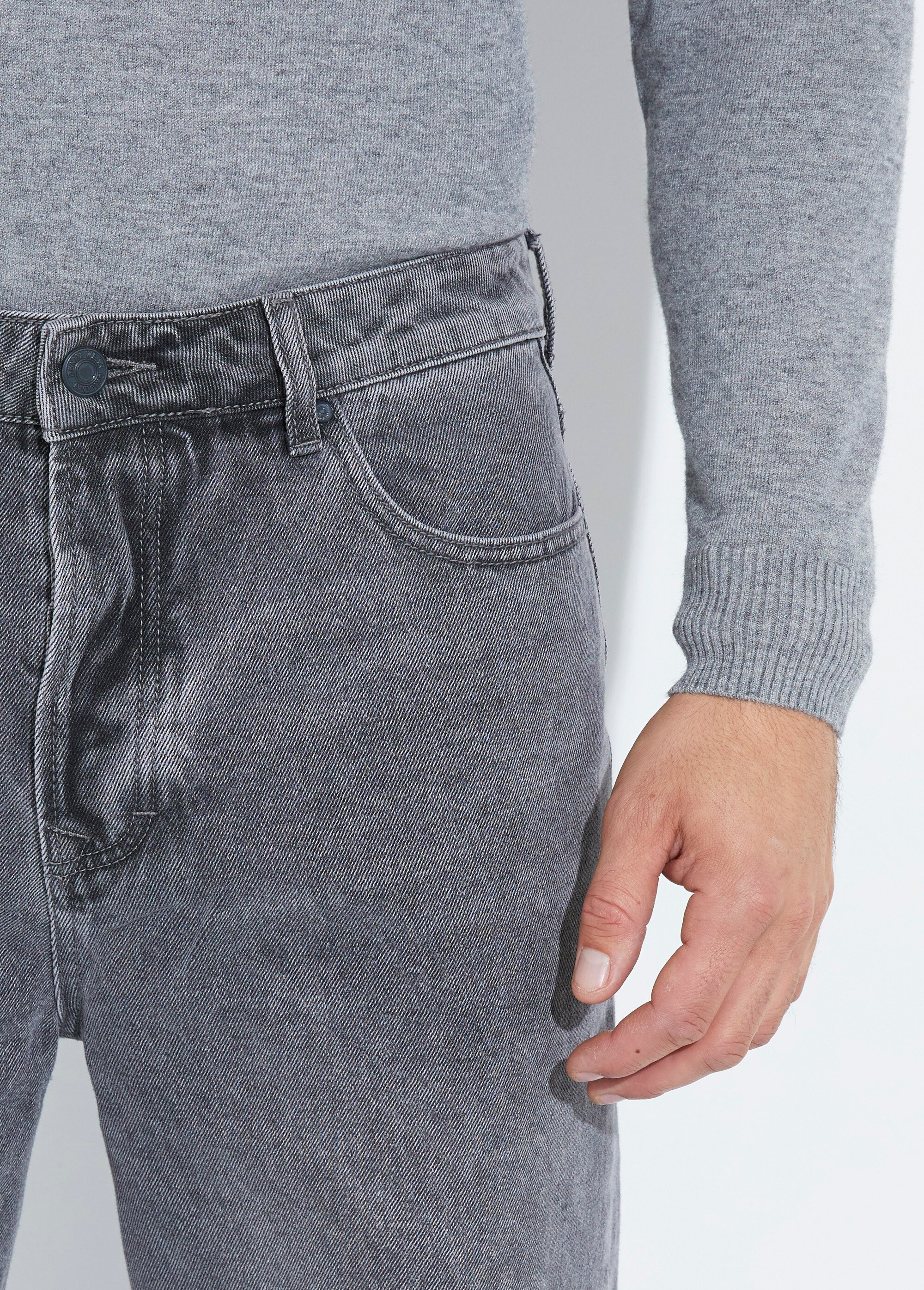 Jean denim coupe large style baggy