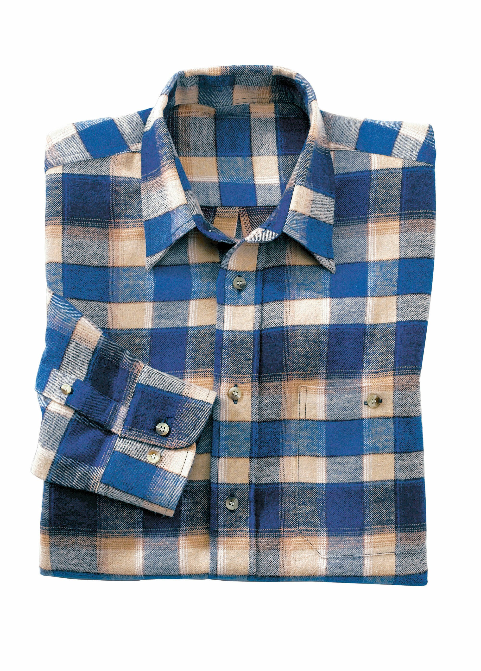 Chemises à carreaux en flanelle chaude