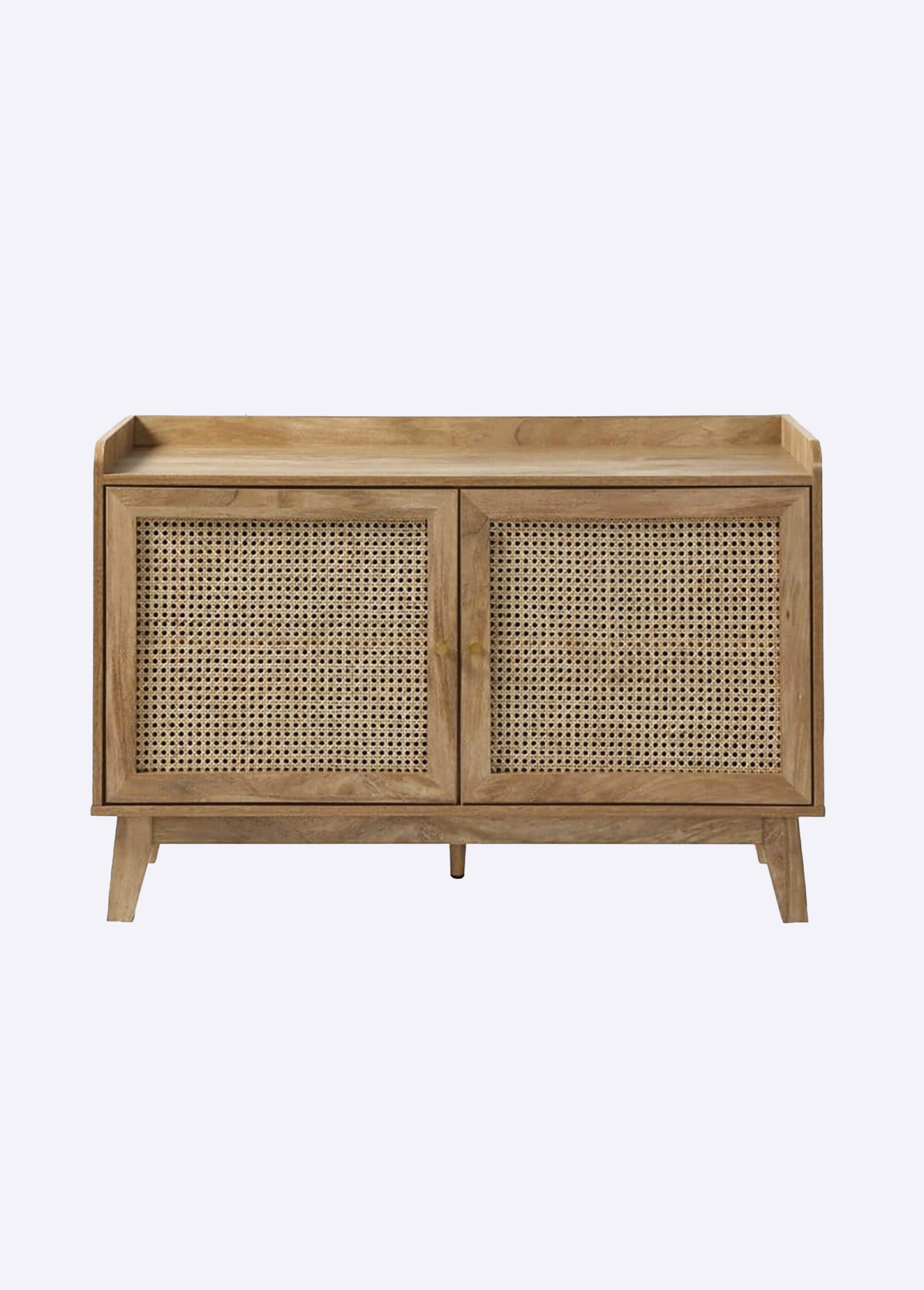 PALMO Buffet 2 portes en cannage rotin BEIGE CAL-13961133 FA1