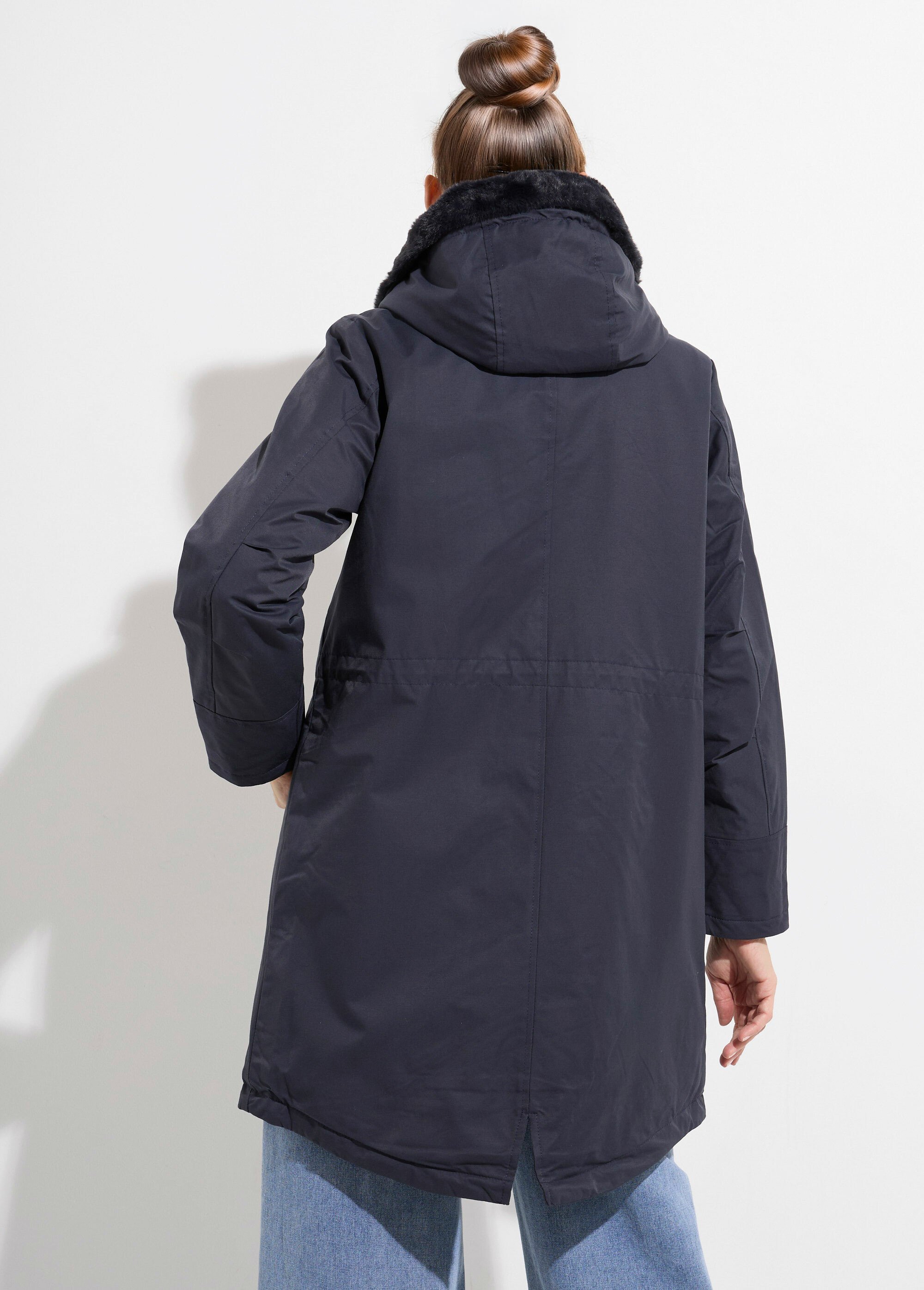 Parka déperlante intérieur fourrure