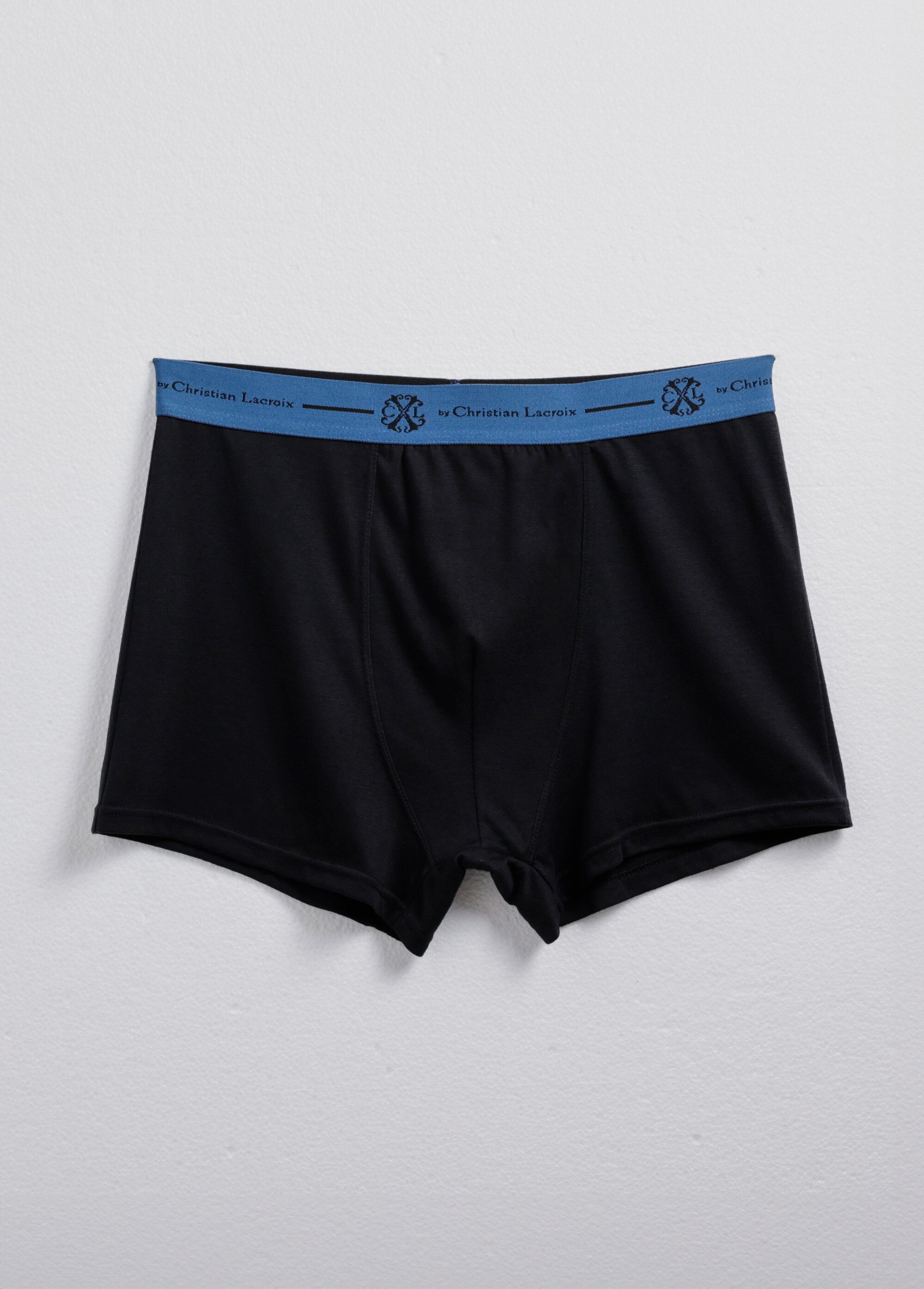 Boxers unis avec ceinture contrastée