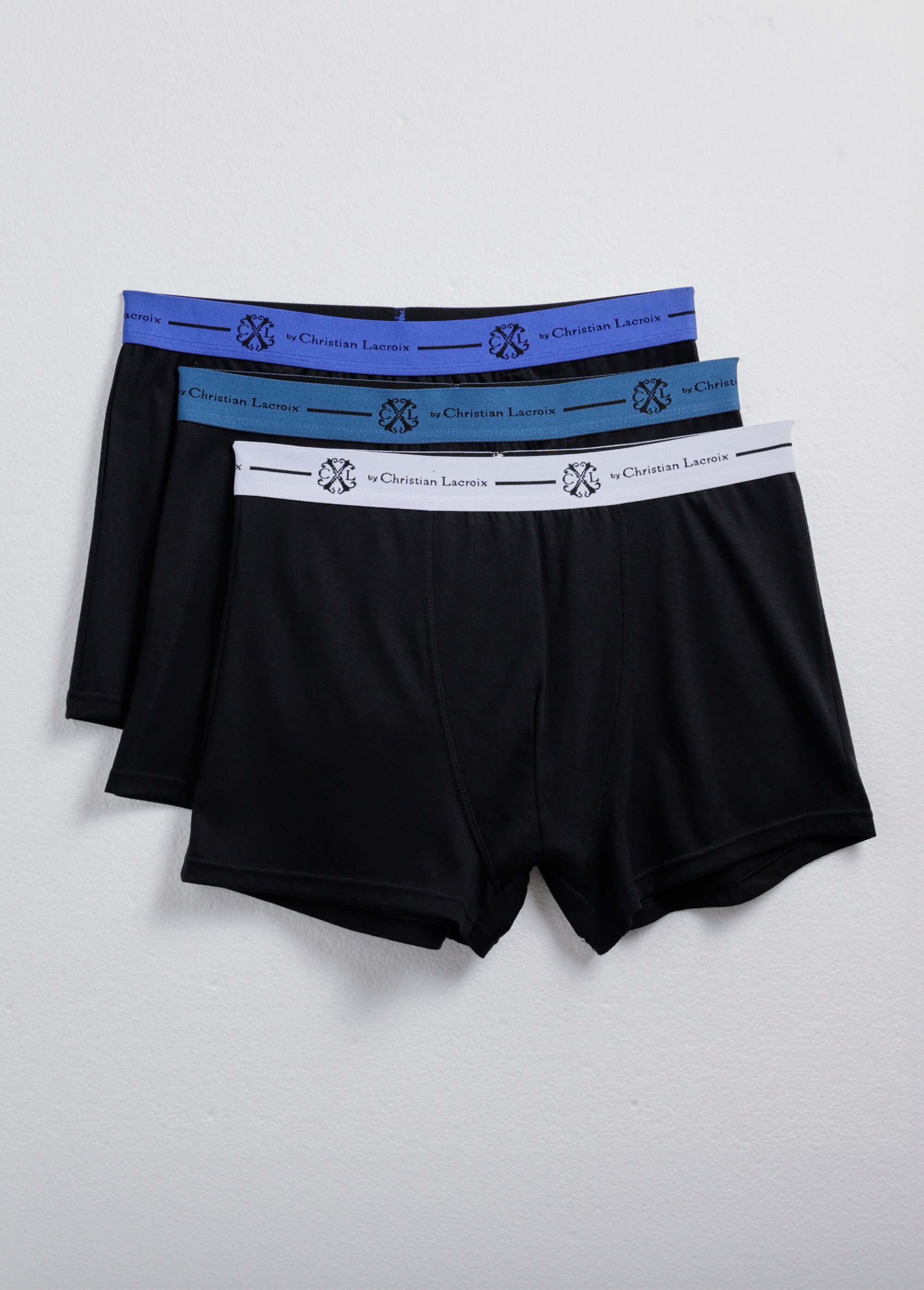 Boxers unis avec ceinture contrastée
