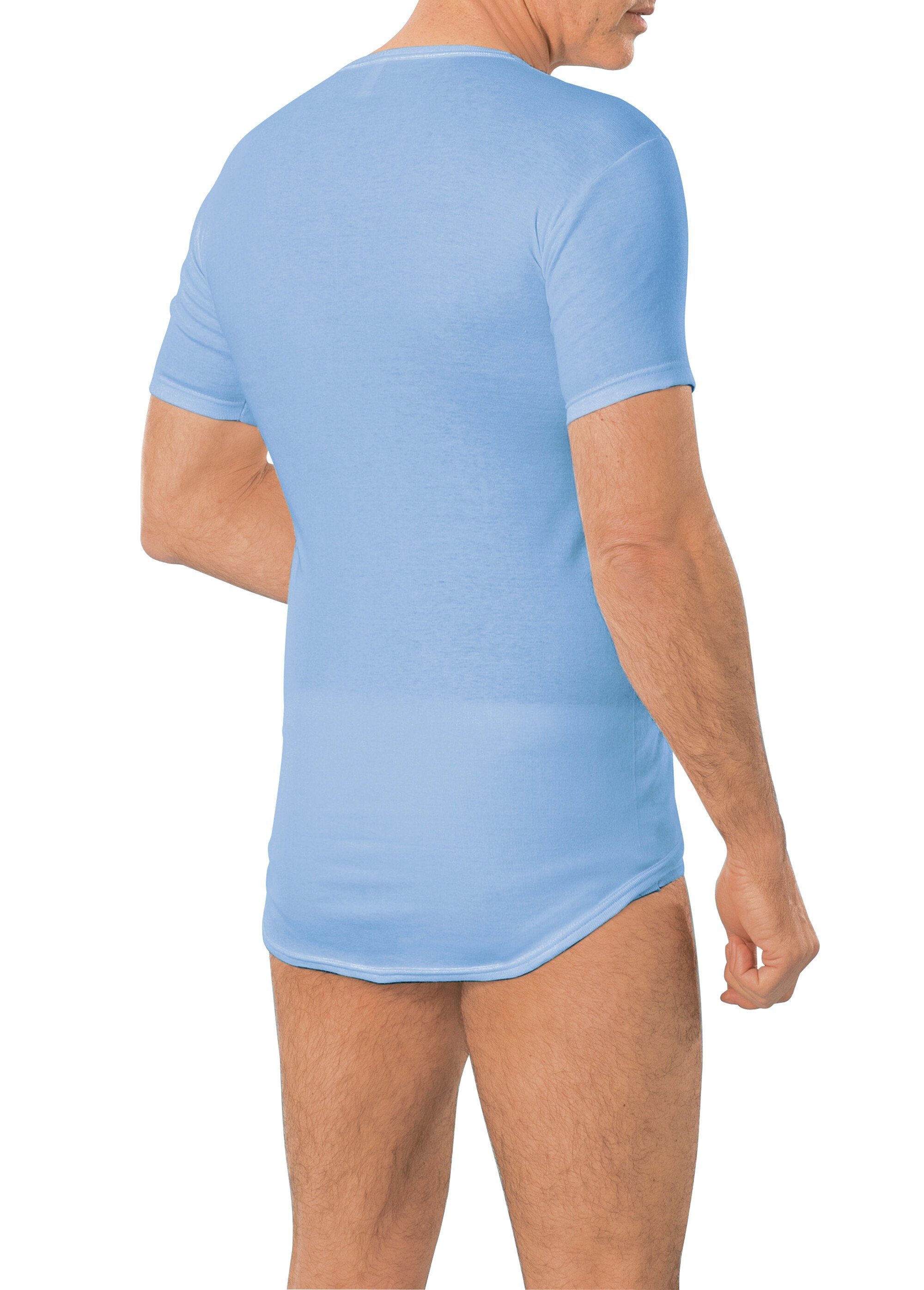 T-shirt col rond dos couvrant - lot de 2 Homme Bleu INFANTE DO1