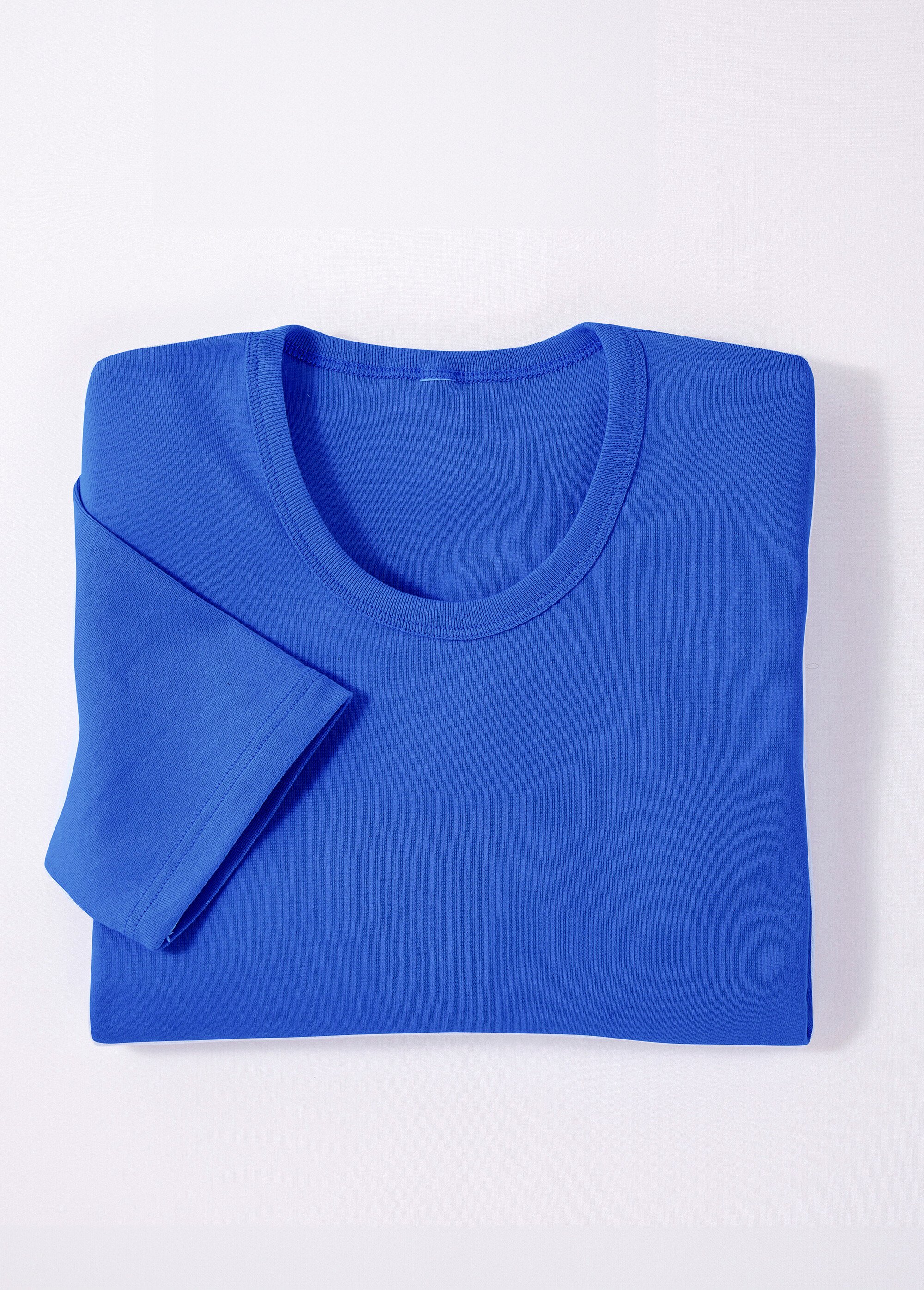 T-shirt col rond dos couvrant - lot de 2 Homme Bleu INFANTE FA1