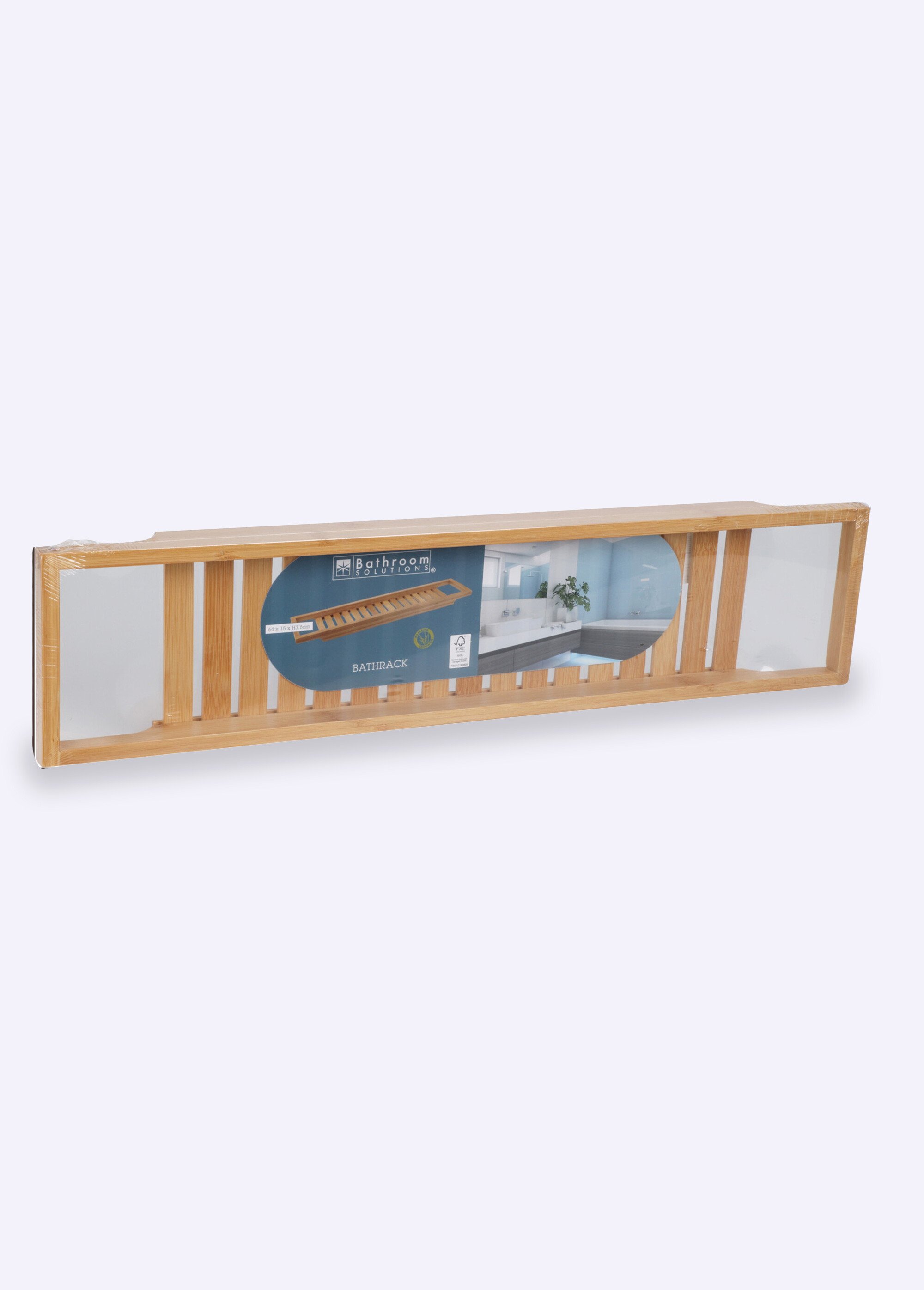 Tablette pont de baignoire en bambou Beige KP-784610500 DE1