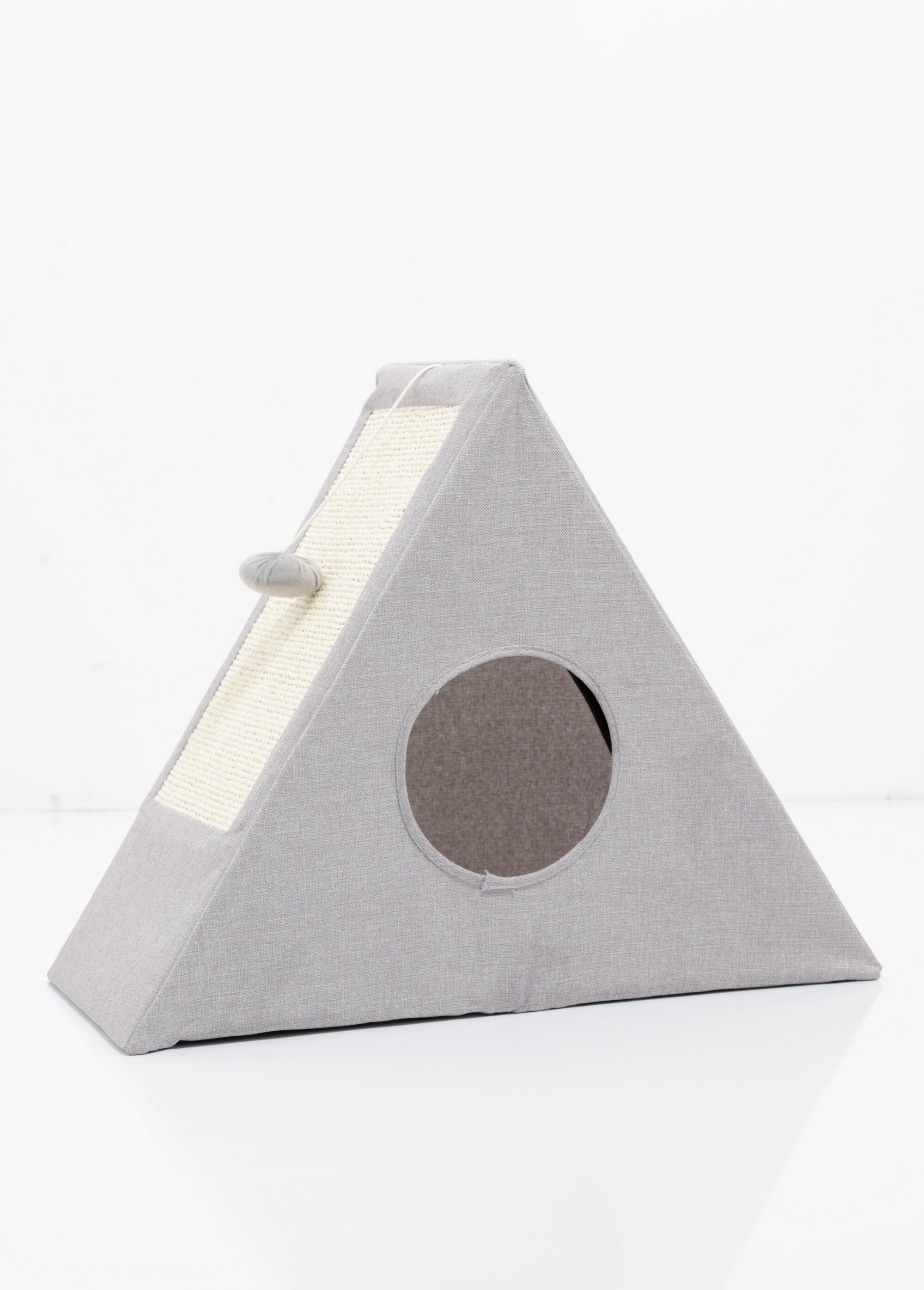 Maisonnette pour chat en tissu GRIS KP-491136090 DE1