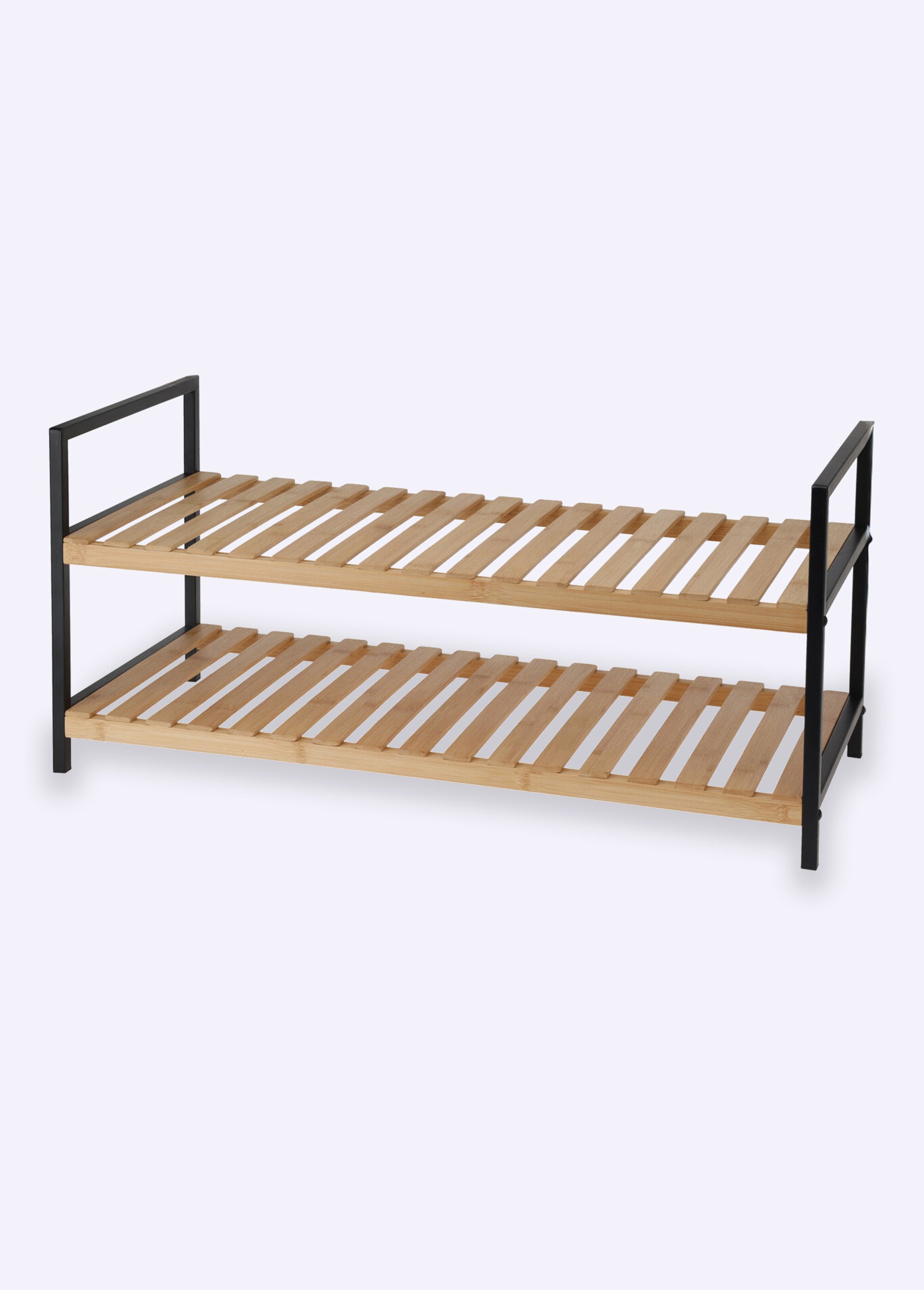 Meuble de rangement bas pour chaussures Noir KP-784630150 FA1