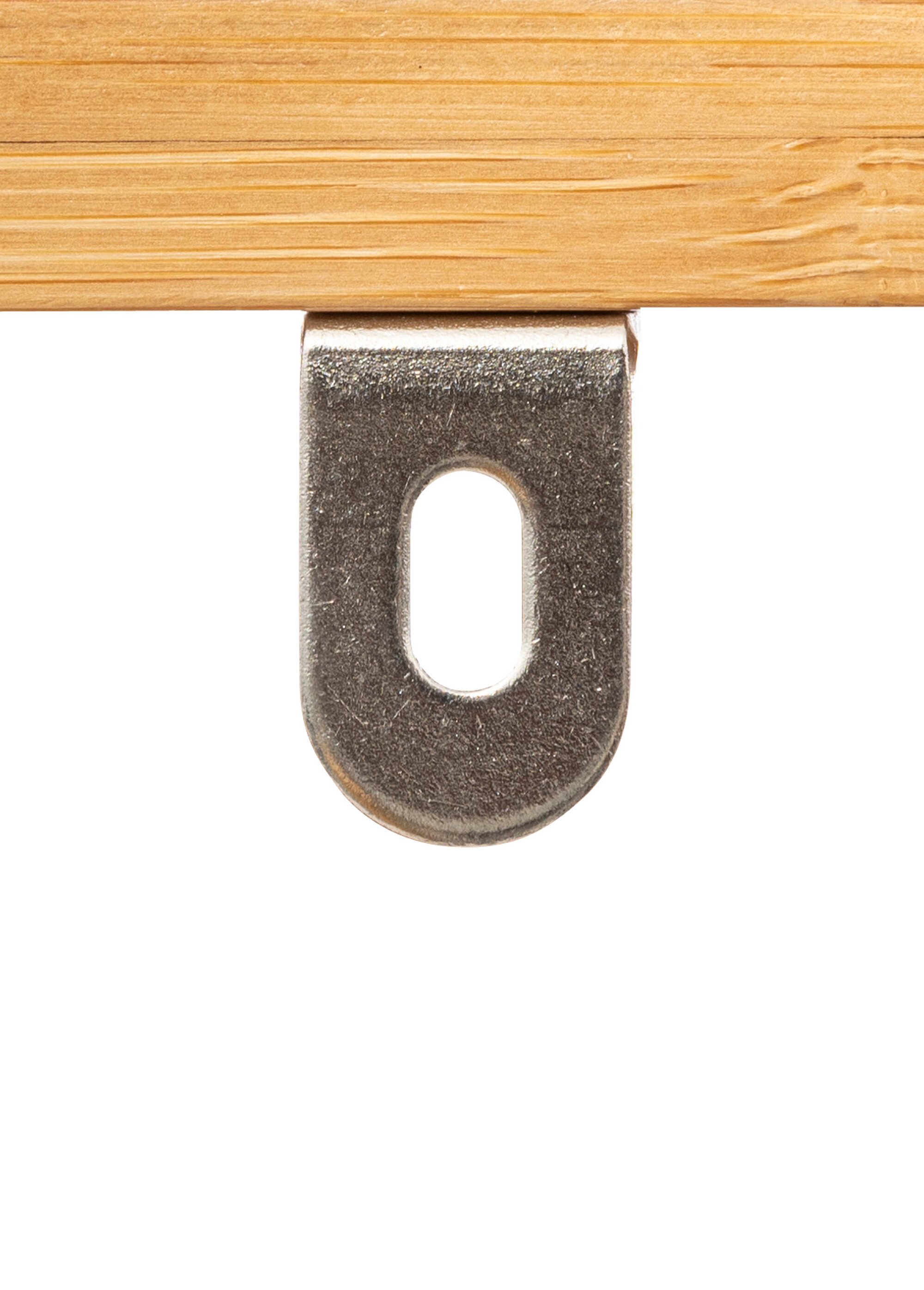 Meuble en bambou 1 niche + 1 porte Beige JJA-160815 DE4