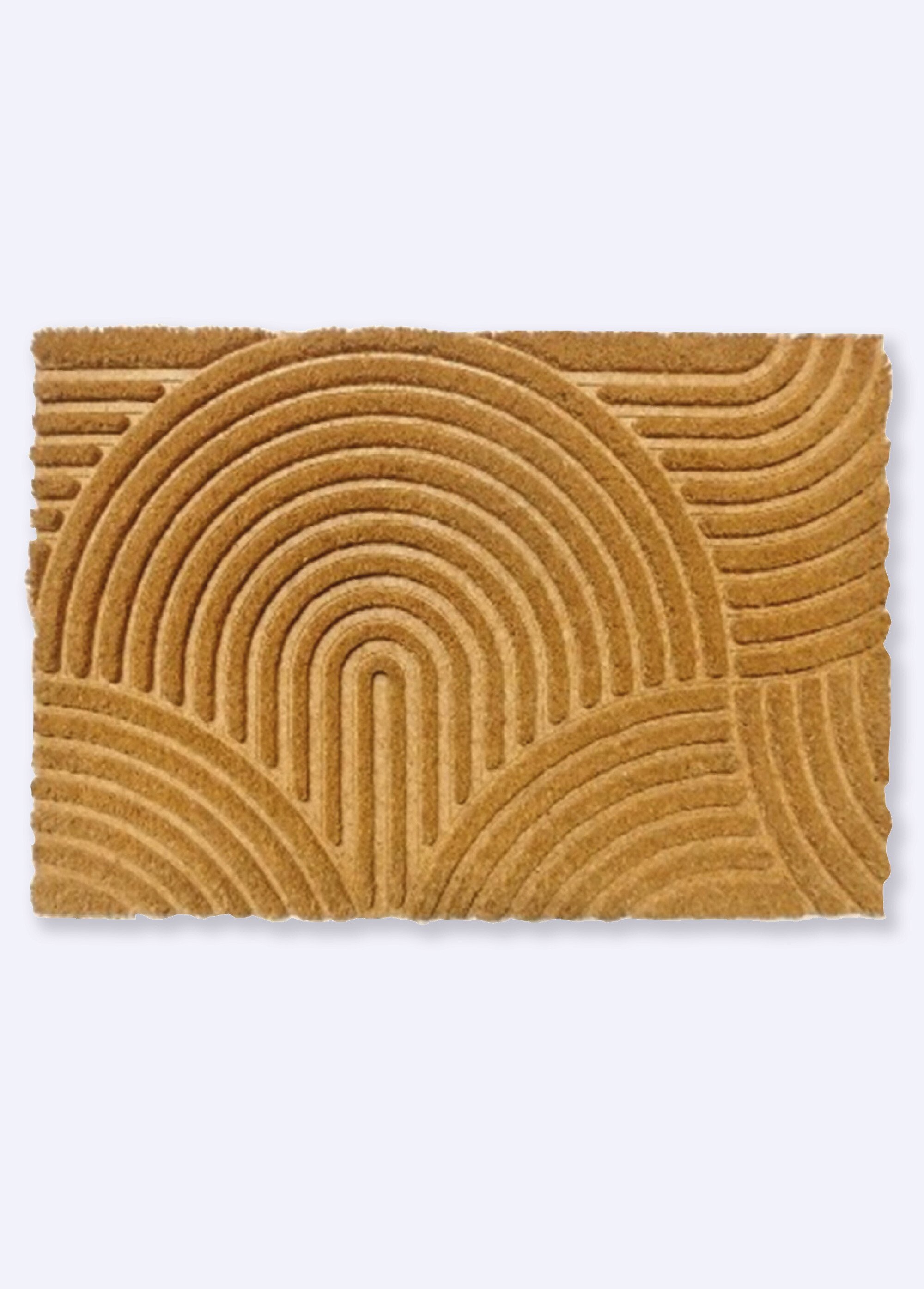 Paillasson coco, arches ton sur ton Beige NOR-27117 FA1