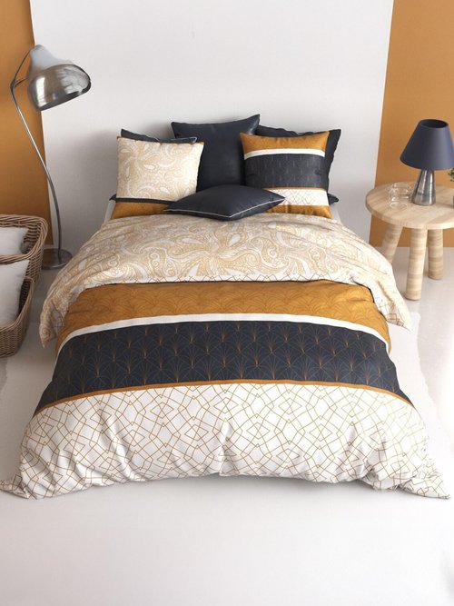 Parure de lit couette 2 pers, Felora Blanc OO-130208 DE1