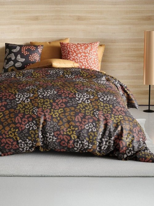 Parure de lit couette 2 personnes Onalia Marron OO-4481000503 FA1