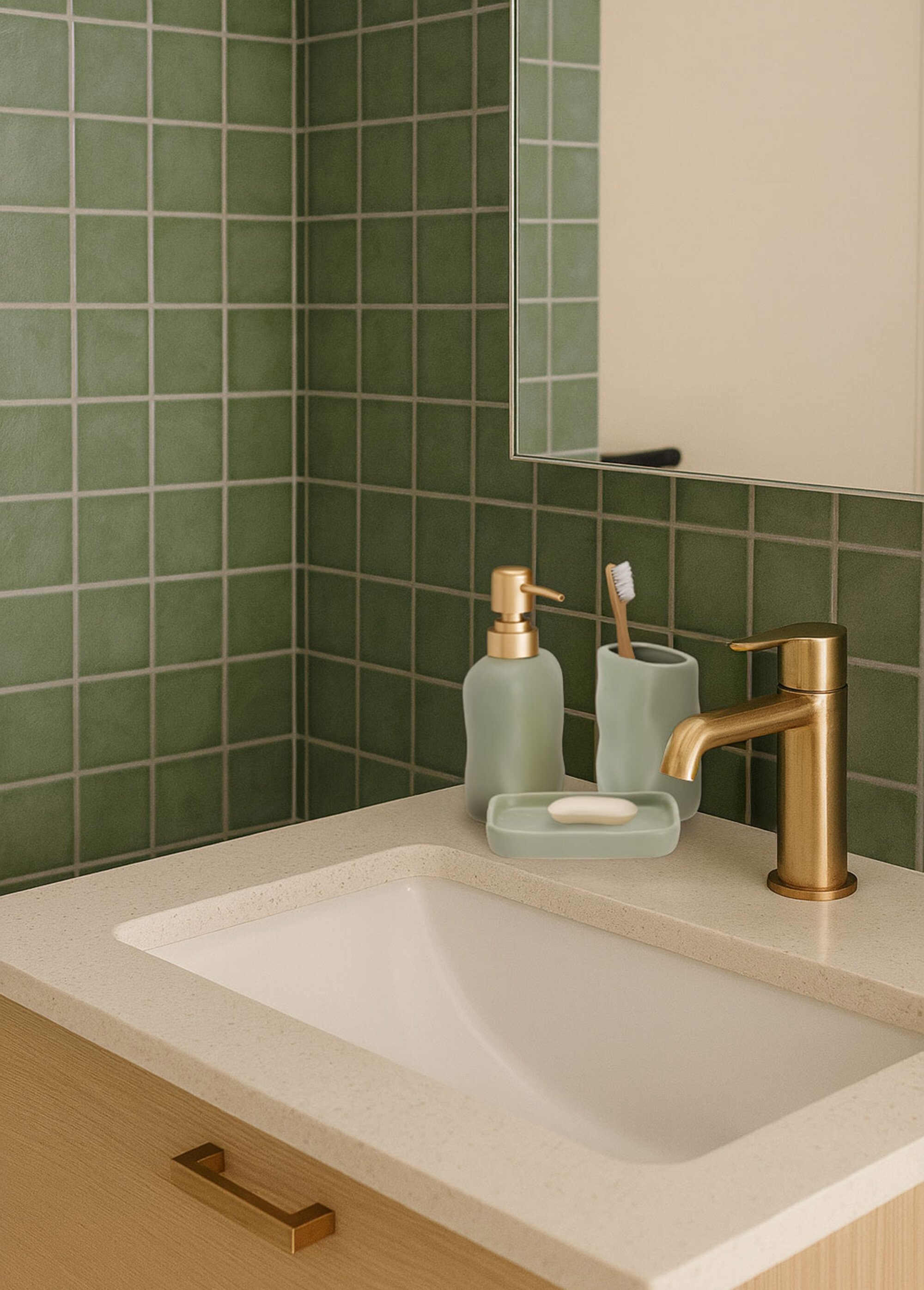 Set salle de bain 3 pièces en céramique SAUGE KP-793000150 SF1
