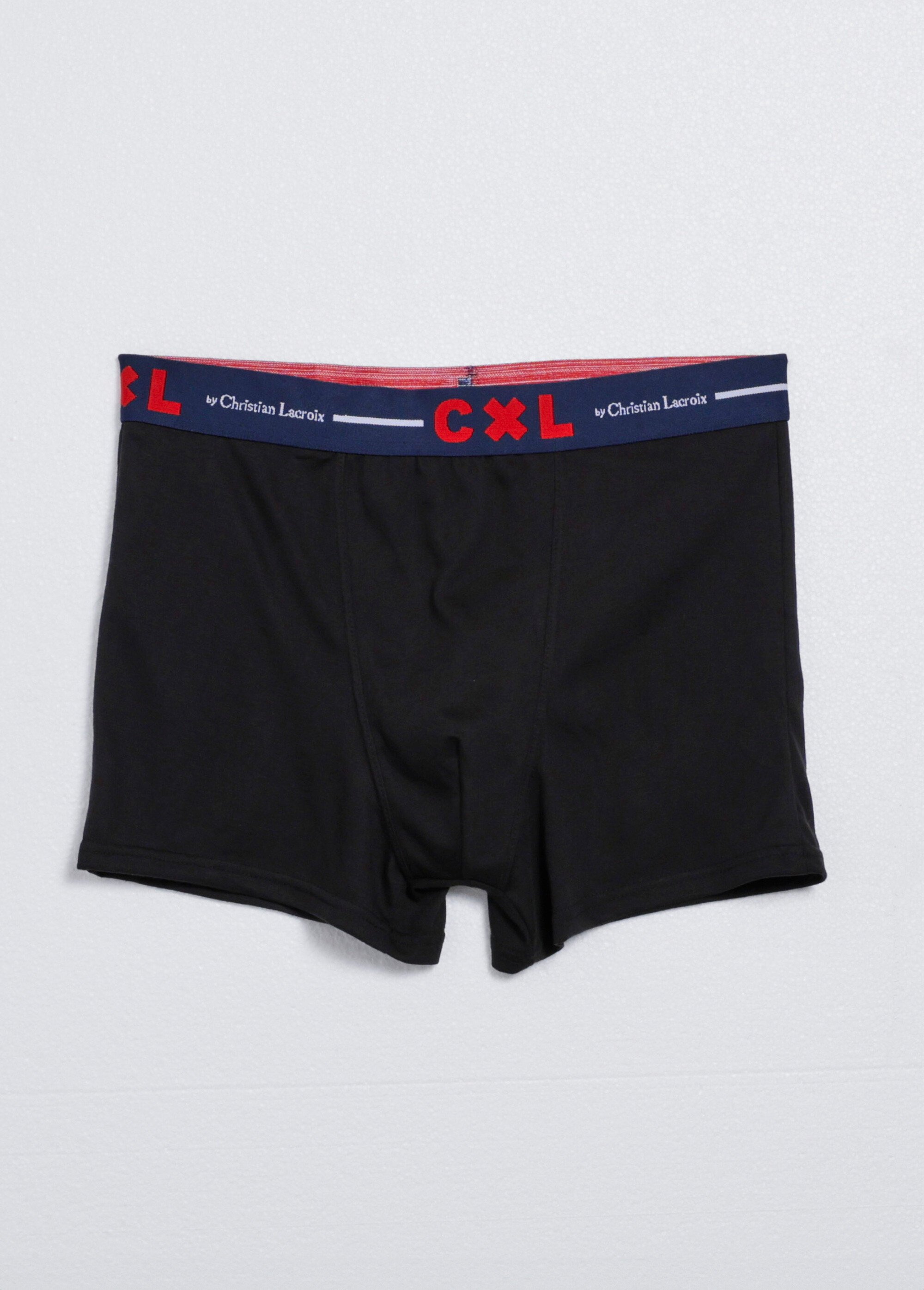 Boxer ceinture élastiqué, coton mélangé