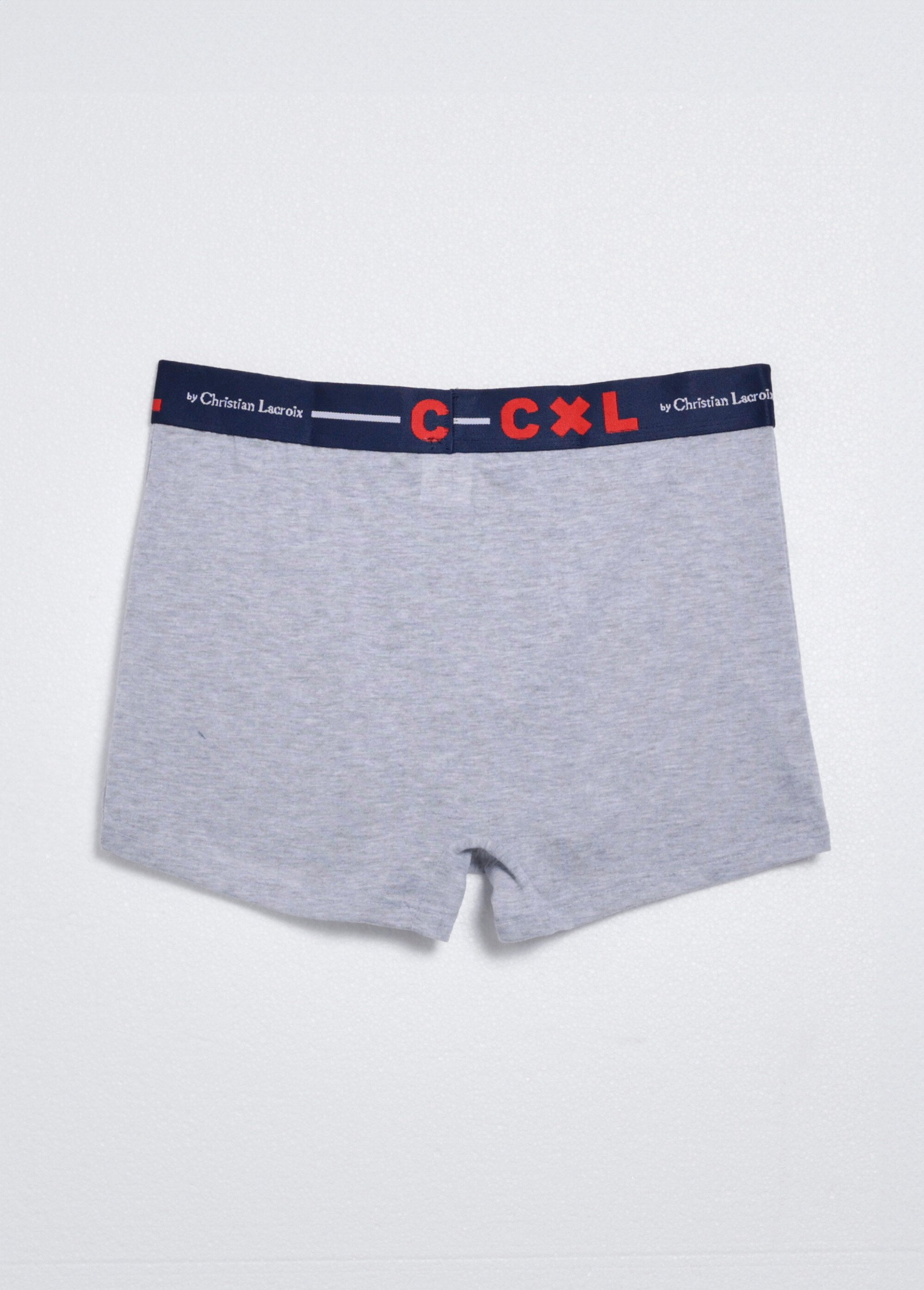 Boxer ceinture élastiqué, coton mélangé