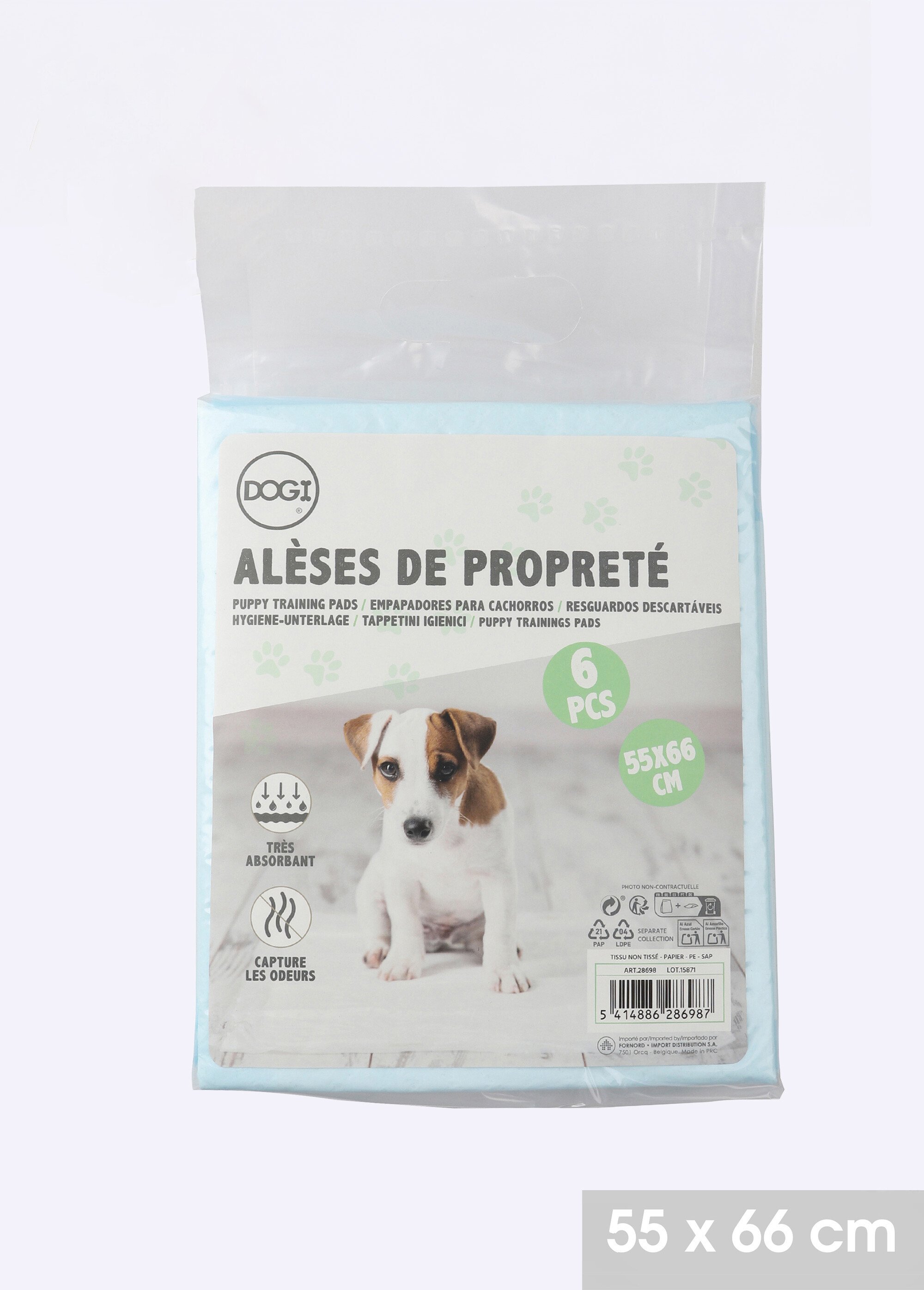 Alèse entrainement propreté pour chien