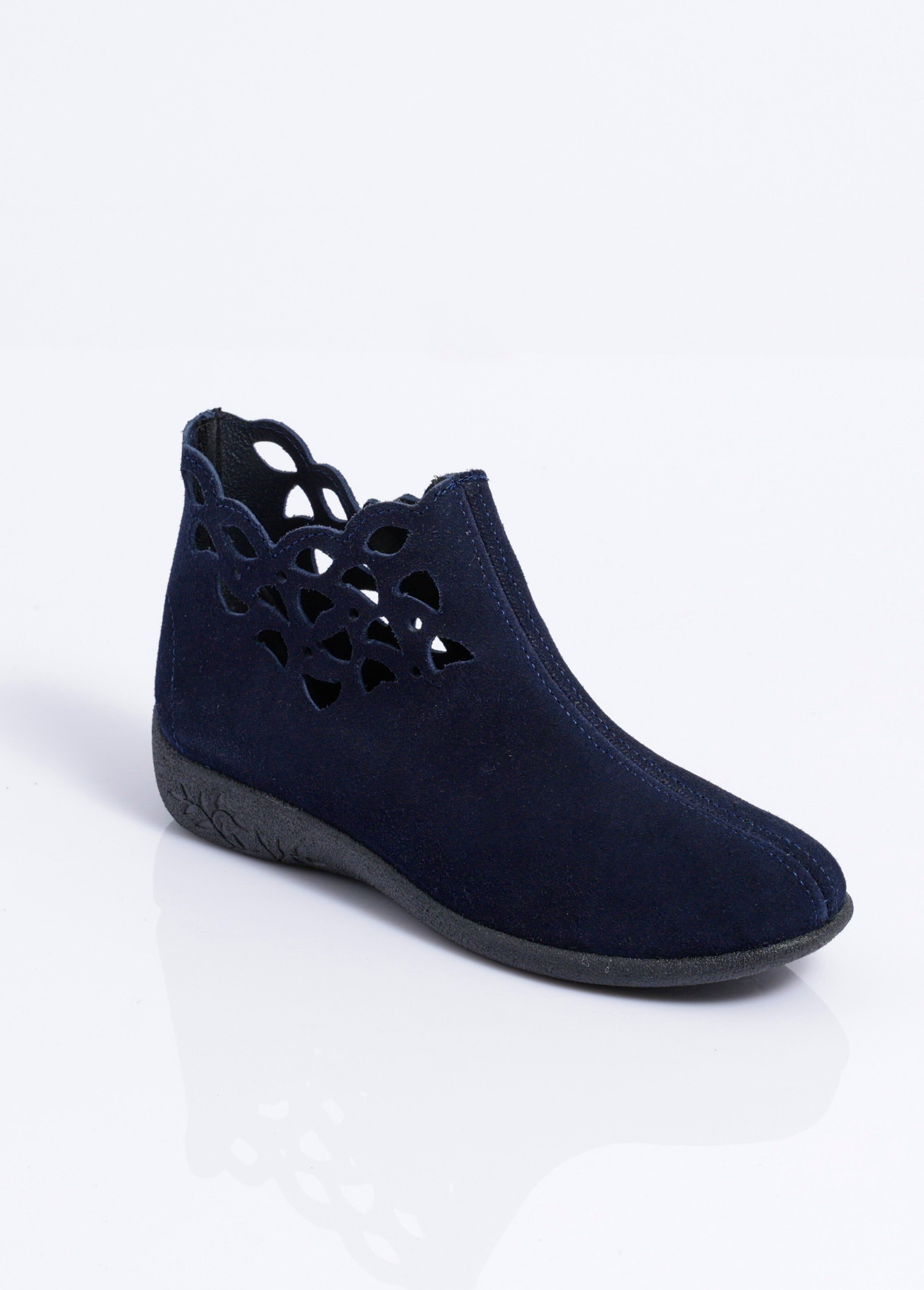 Boots zippées cuir fabriquées en France