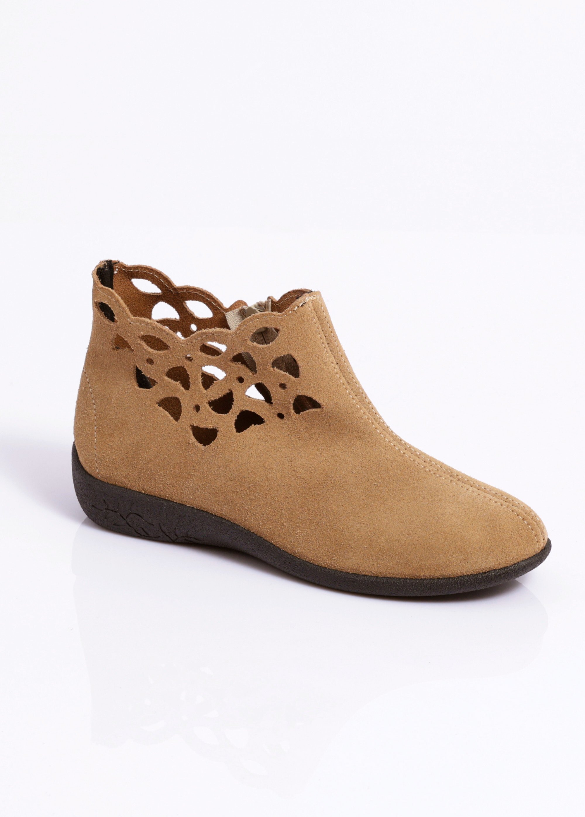 Boots zippées cuir fabriquées en France