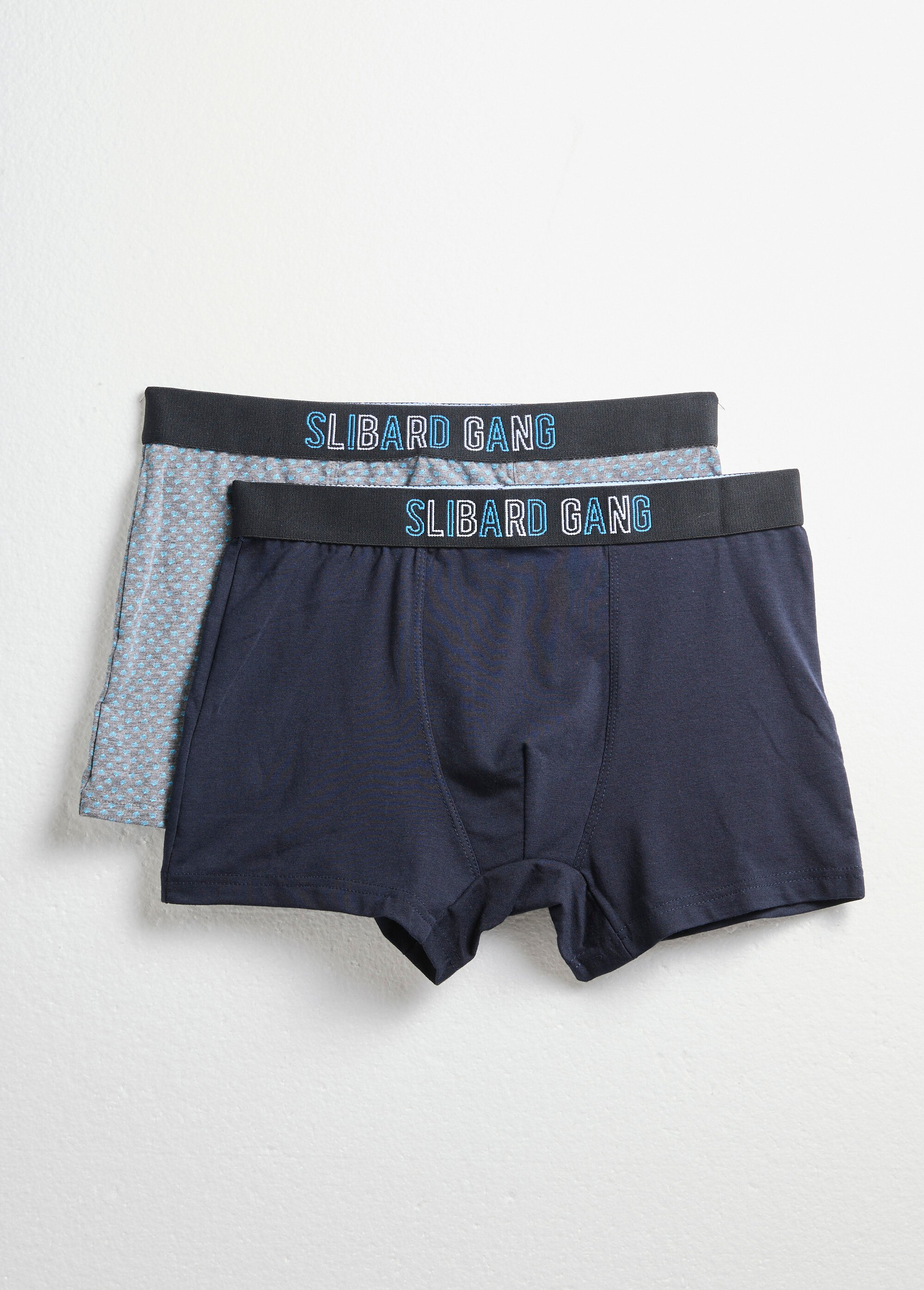 Boxers fantaisie en coton mélangé