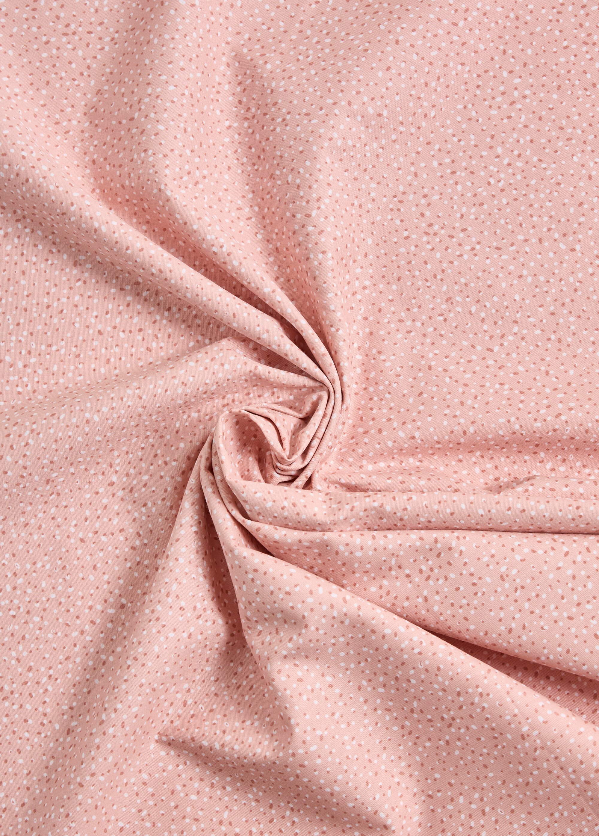 Coupon tissu coton, motif confettis