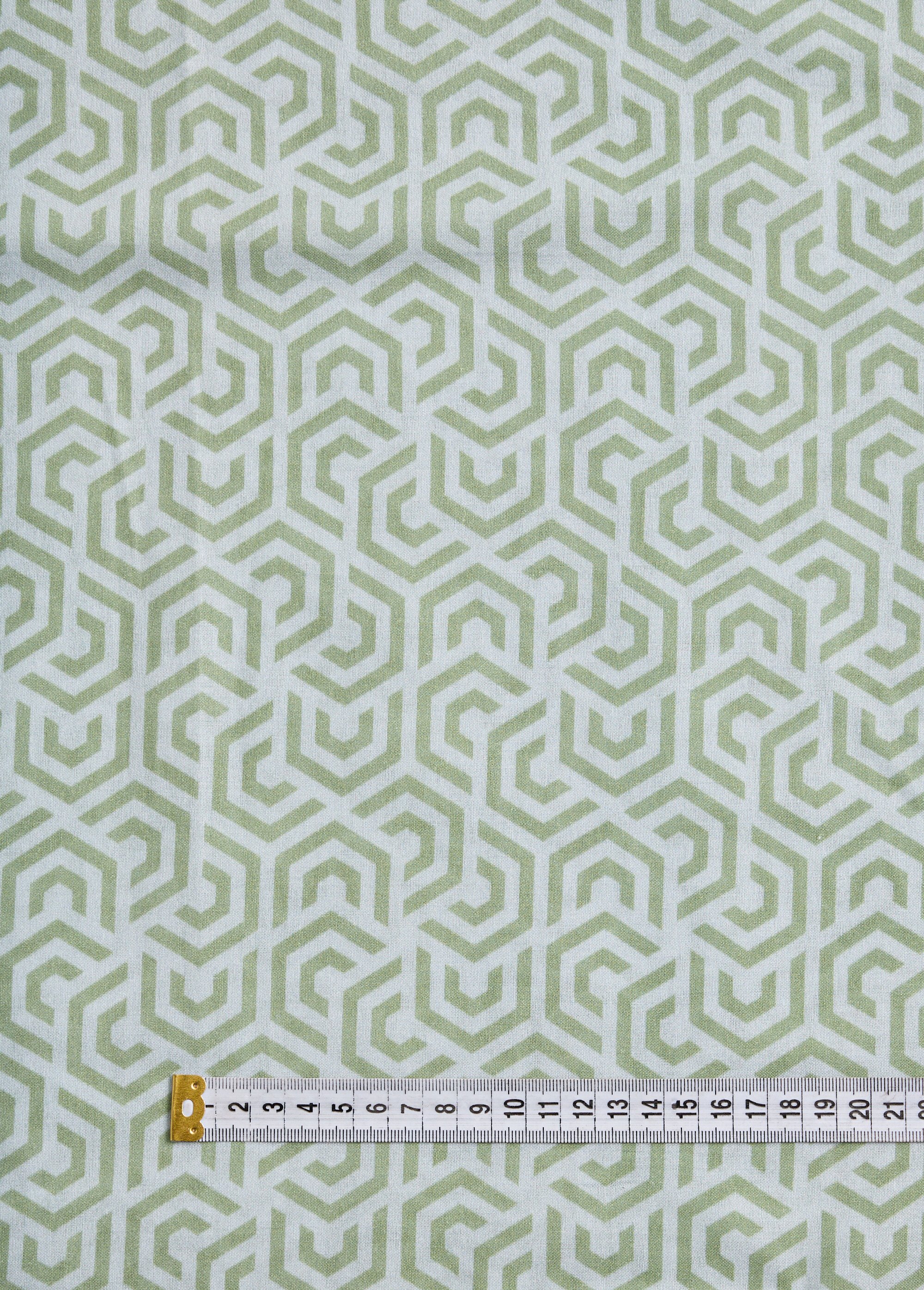 Coupon tissu motif géométrique