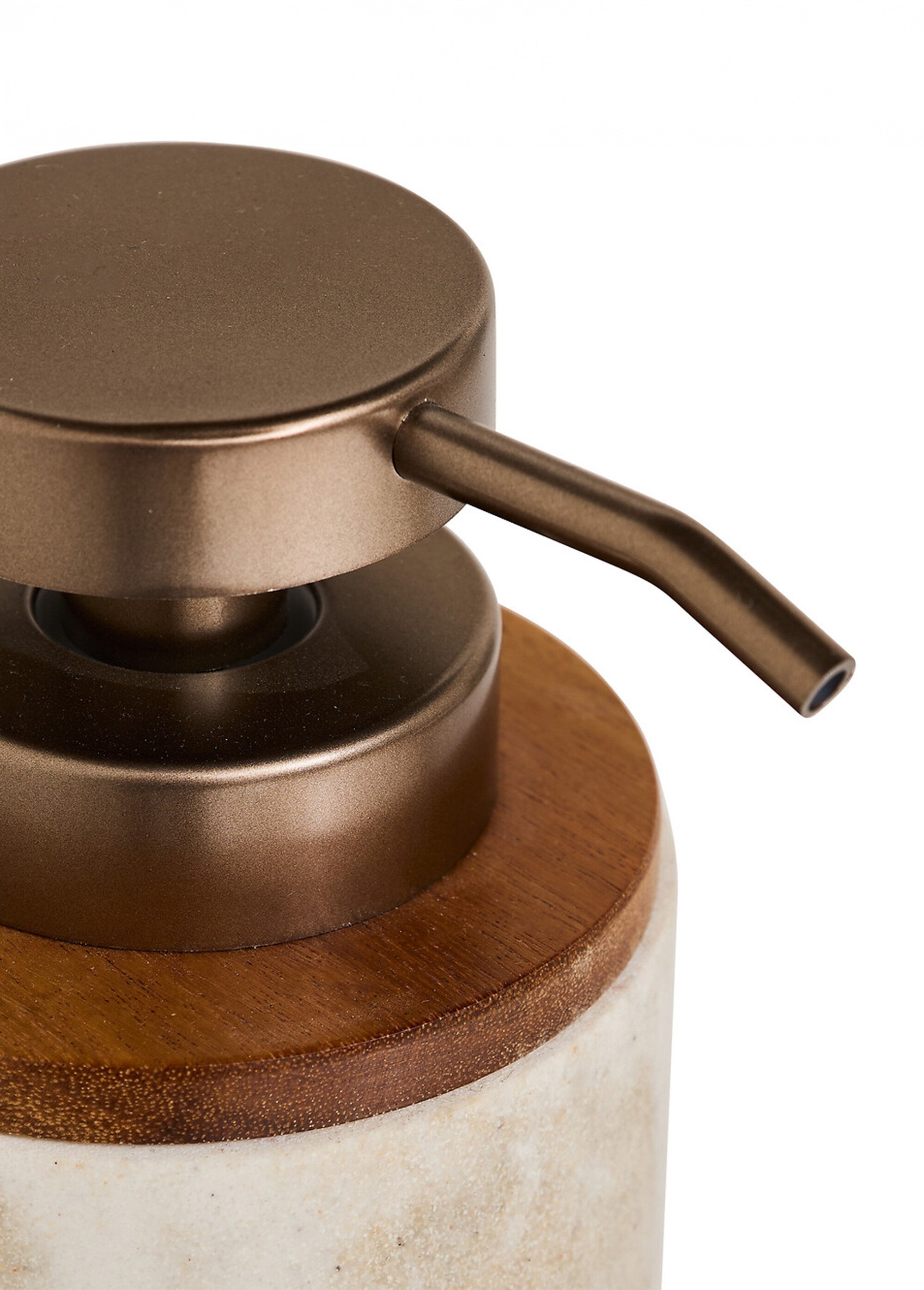 Distributeur de savon + porte éponge Blanc JJA-190220 DE3