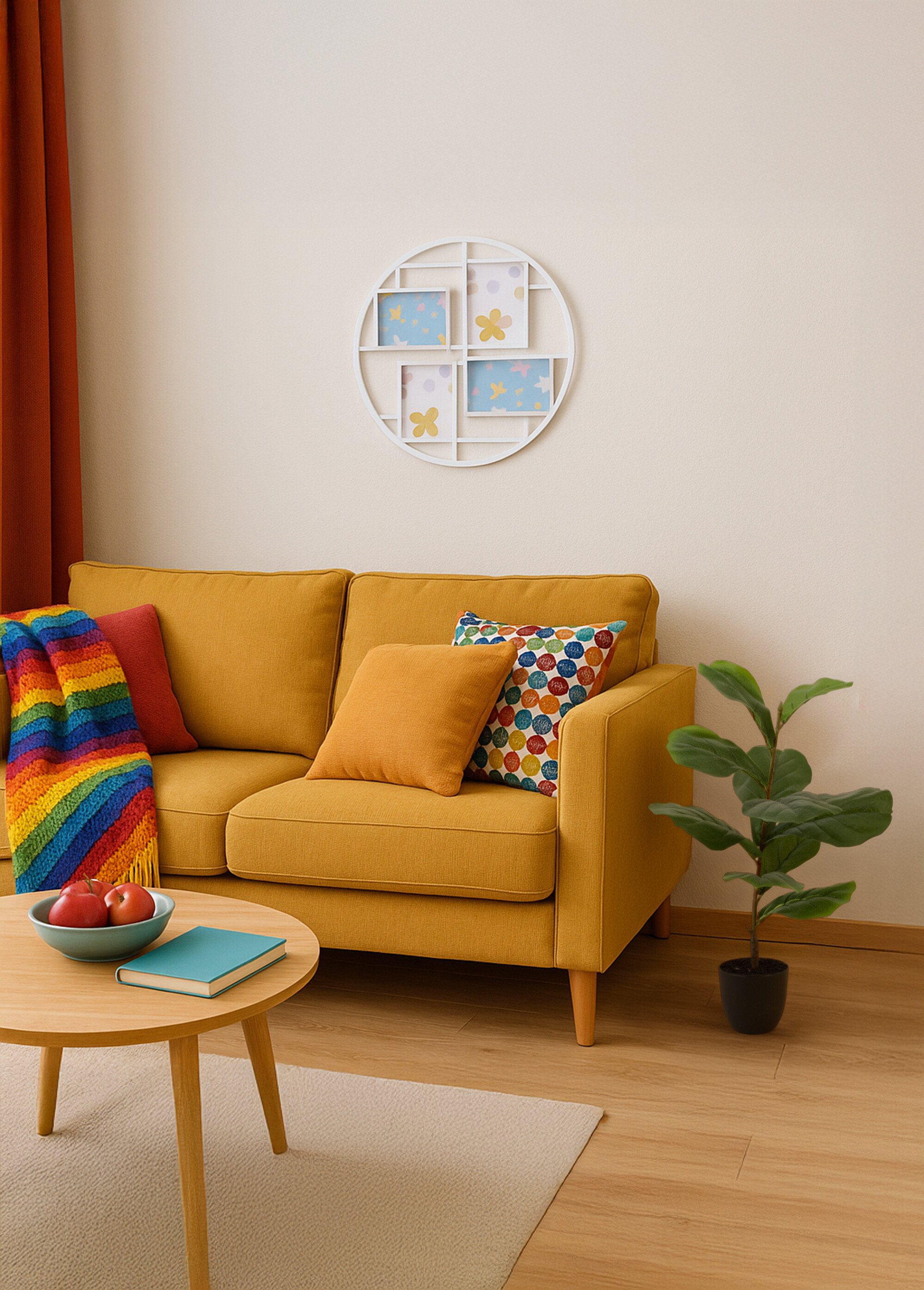 Plante artificielle Figuier lyre + pot Noir NOR-20730 SI1