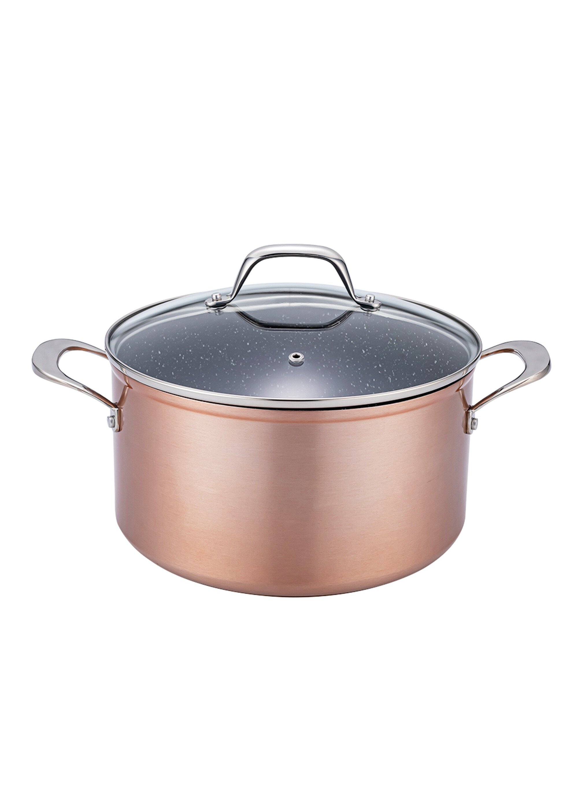 Set 4 pièces 28cm céramique Héritage, cuivré