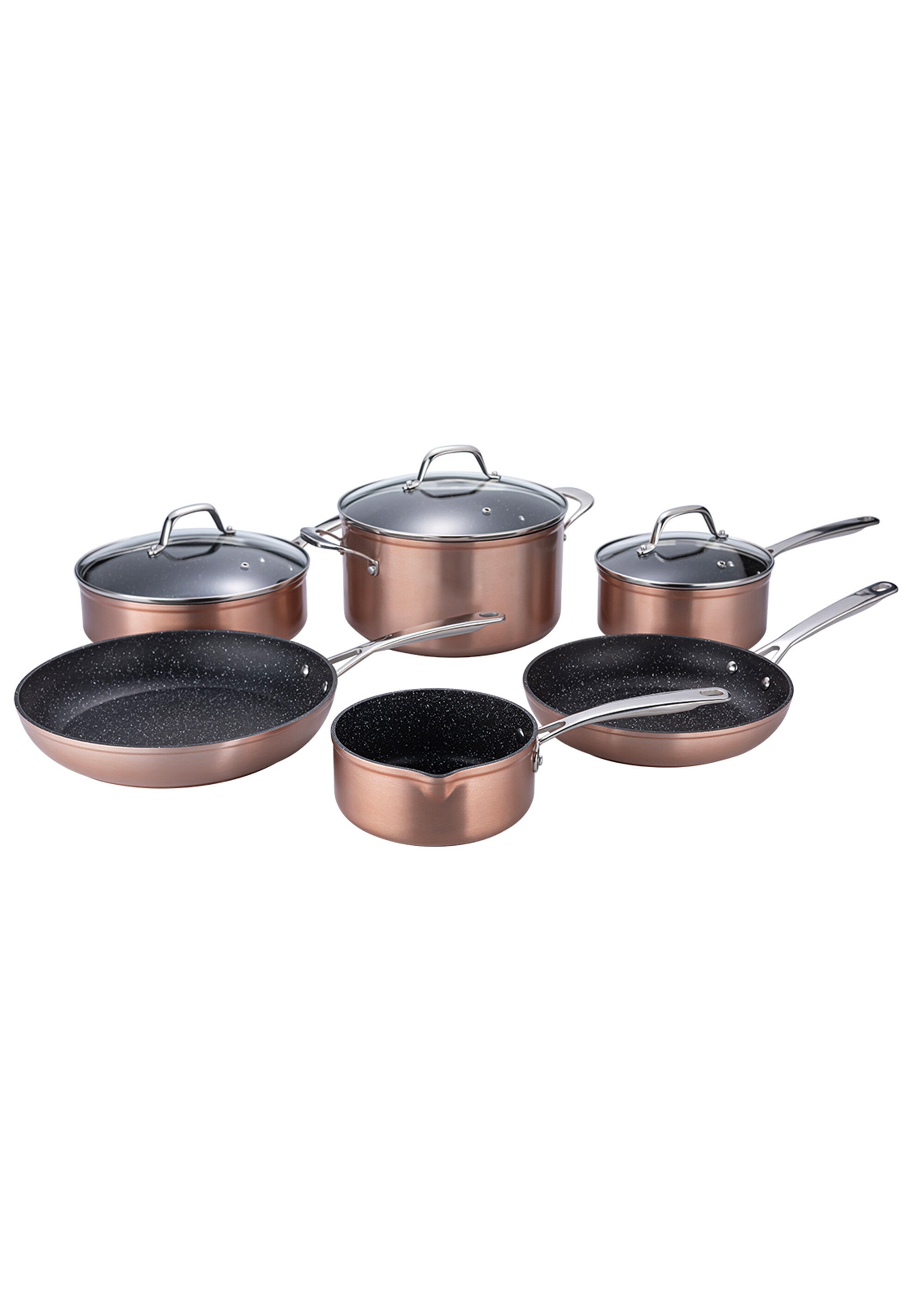 Set 9 pièces céramique Héritage, cuivré Orange 9120141 FA1