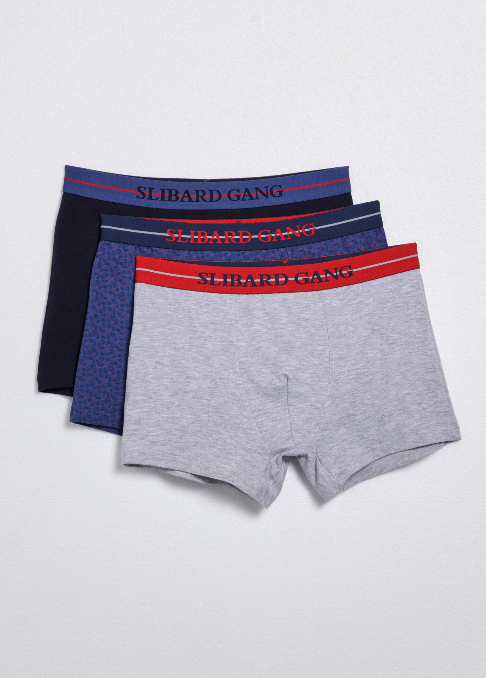 Boxers assortis thème géométrique
