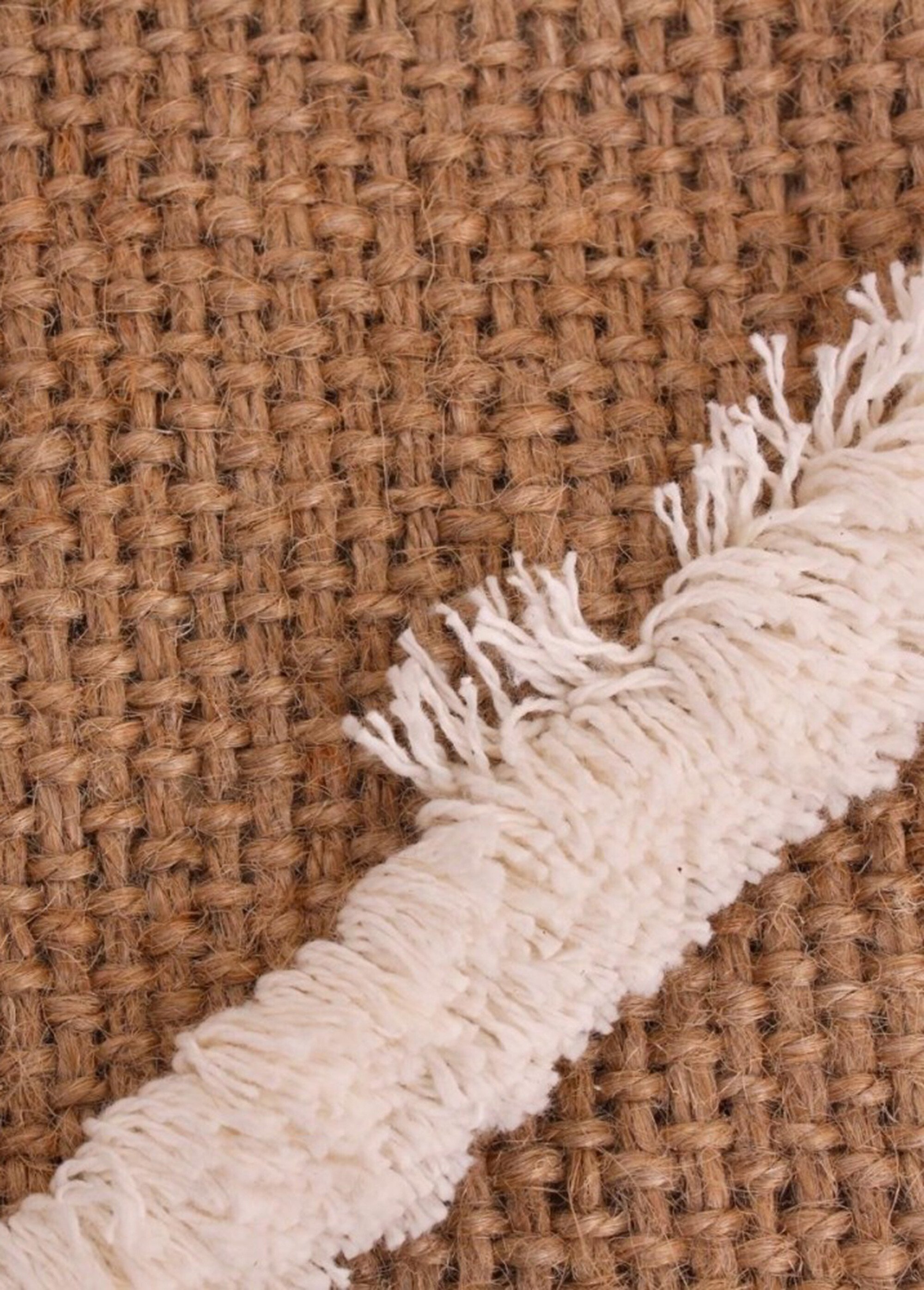 Tapis avec motif ethnique chic, 110x60cm Blanc NOR-26111 DE2