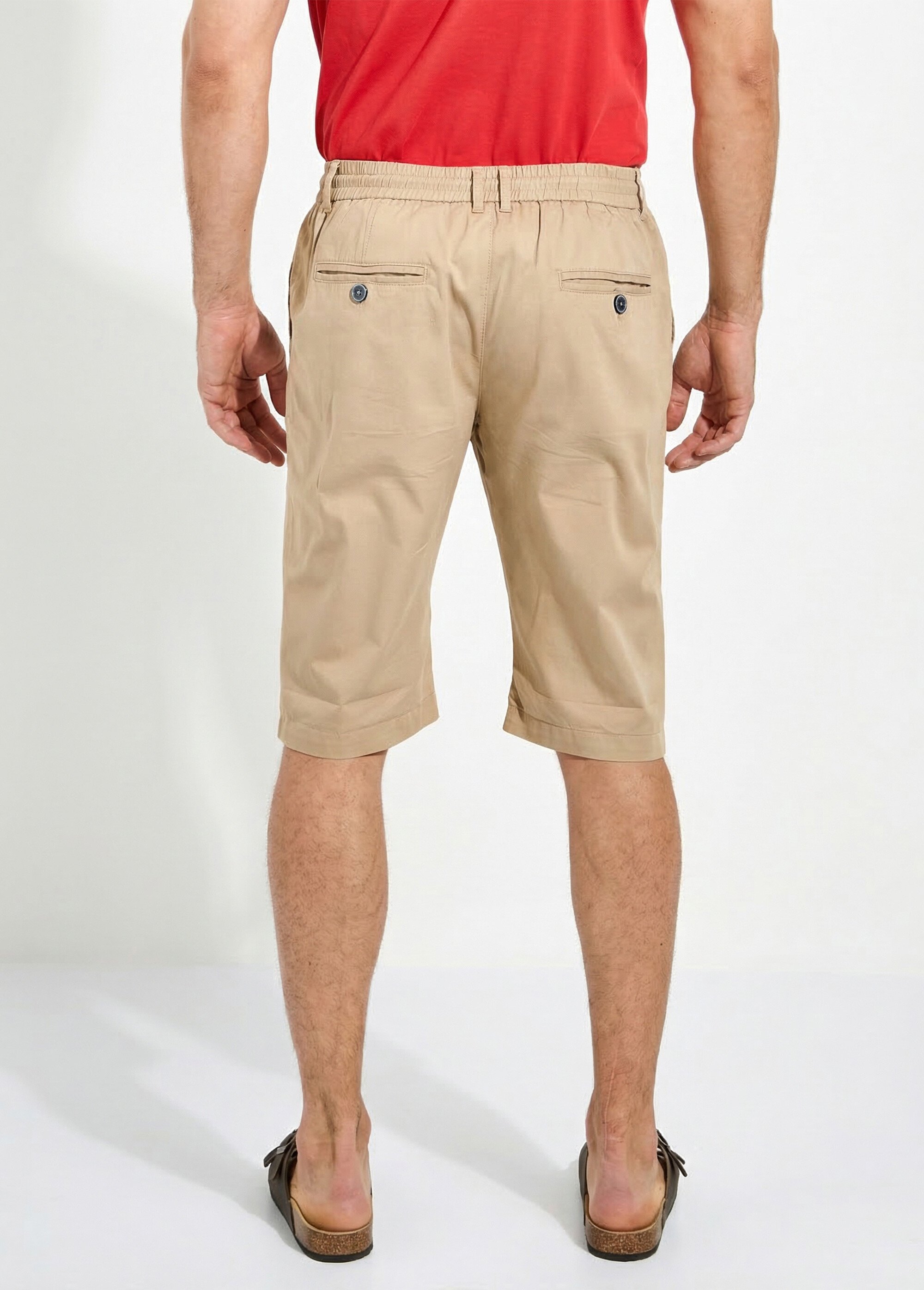 Bermuda coton ceinture élastiquée - lot de 2