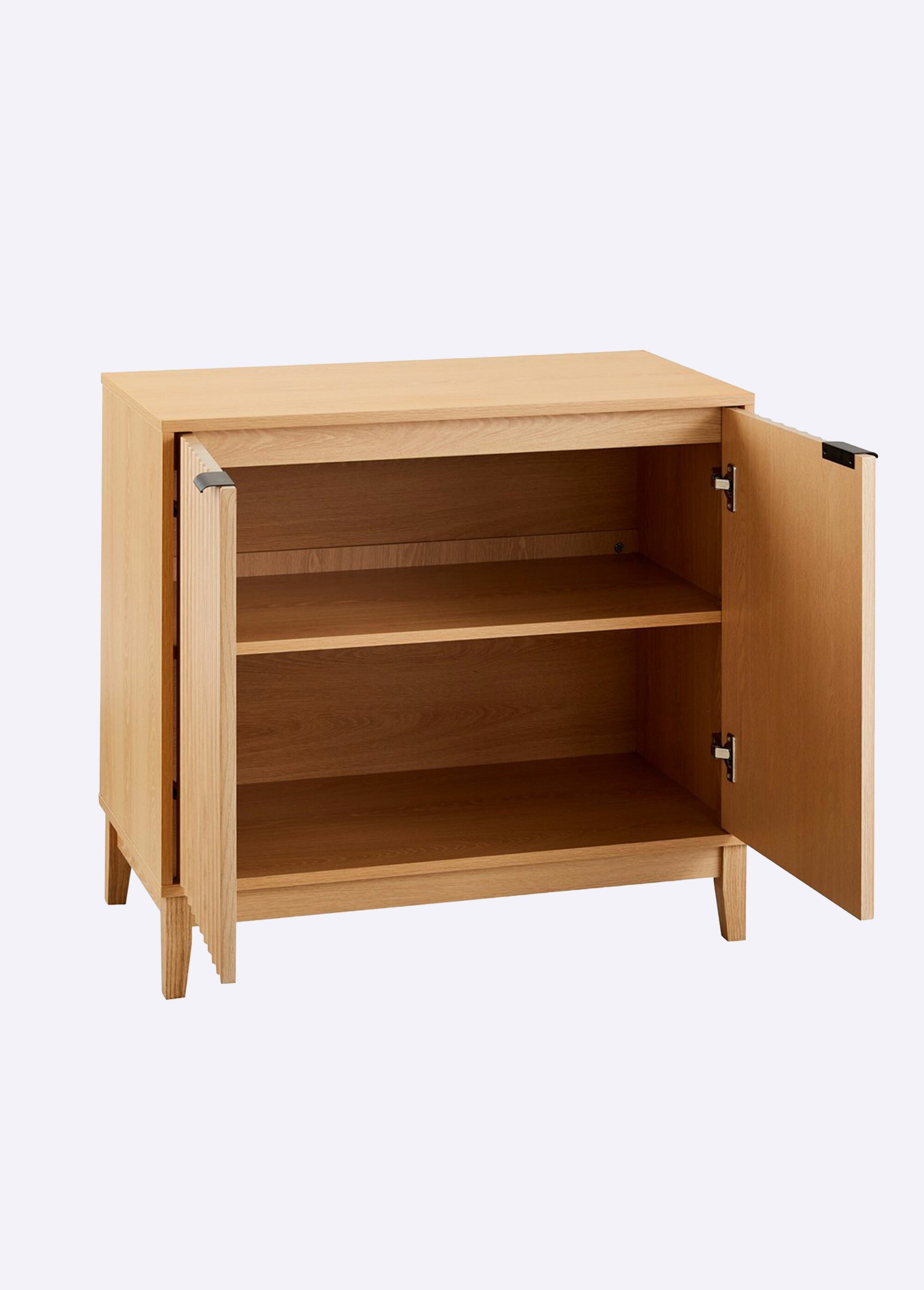 BOLOGNE Buffet 2 portes effet cannelé