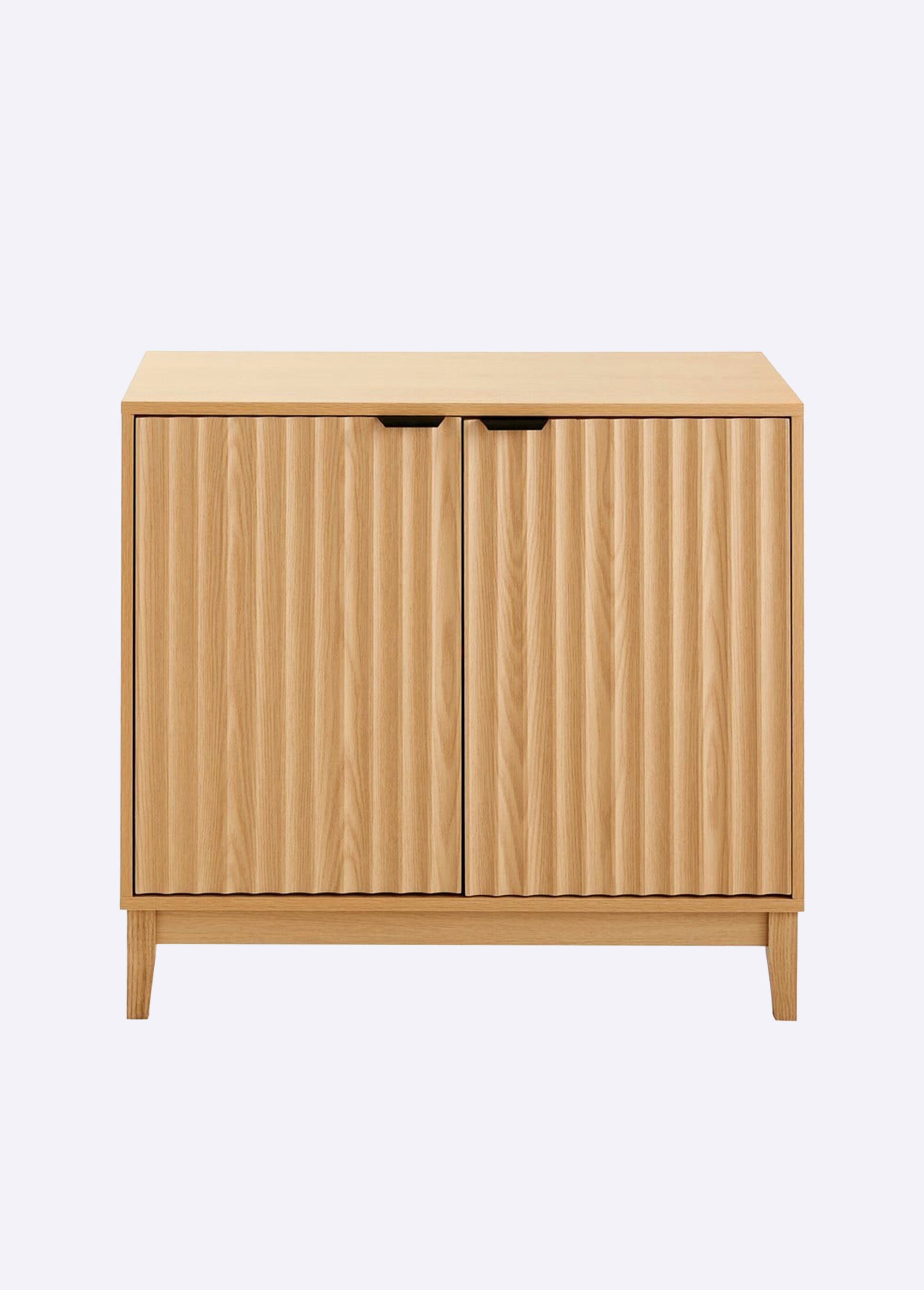 BOLOGNE Buffet 2 portes effet cannelé