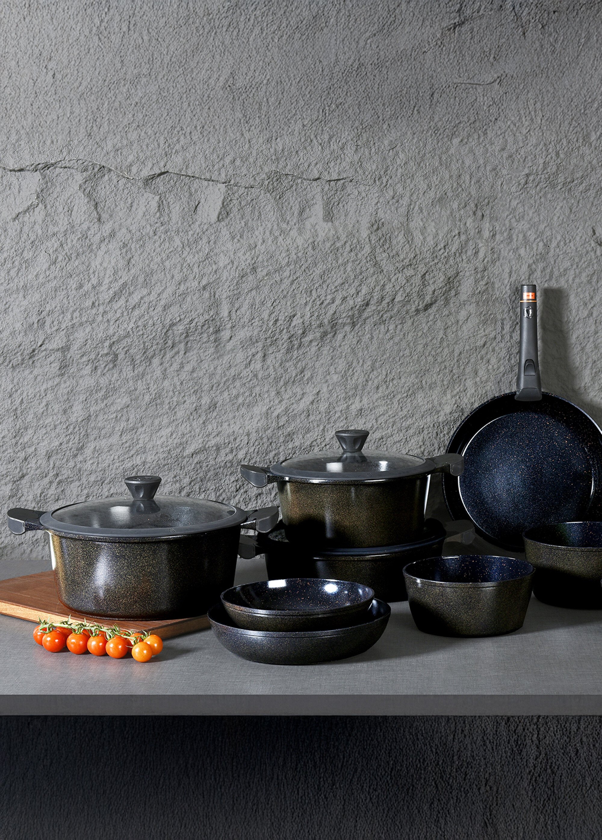 Faitout 28cm amovible, Réactif Cappuccino Marron 9070301 SF1