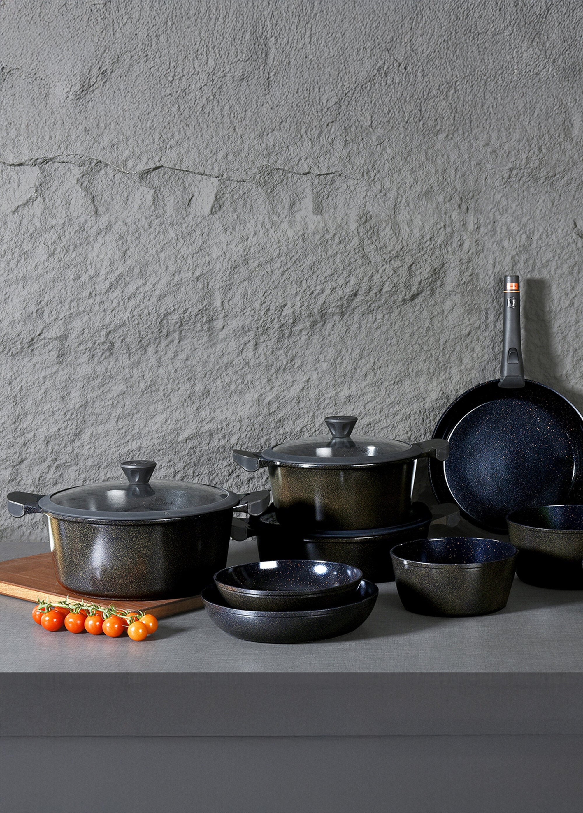 Faitout 32cm amovible, Réactif Cappuccino Marron 9070302 SF1